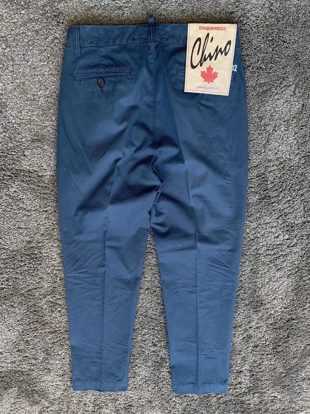 Dsquared2 Blue Casual Pants with Elastic Waist - Size 28 Size US 28 / EU 44 - 2 Thumbnail