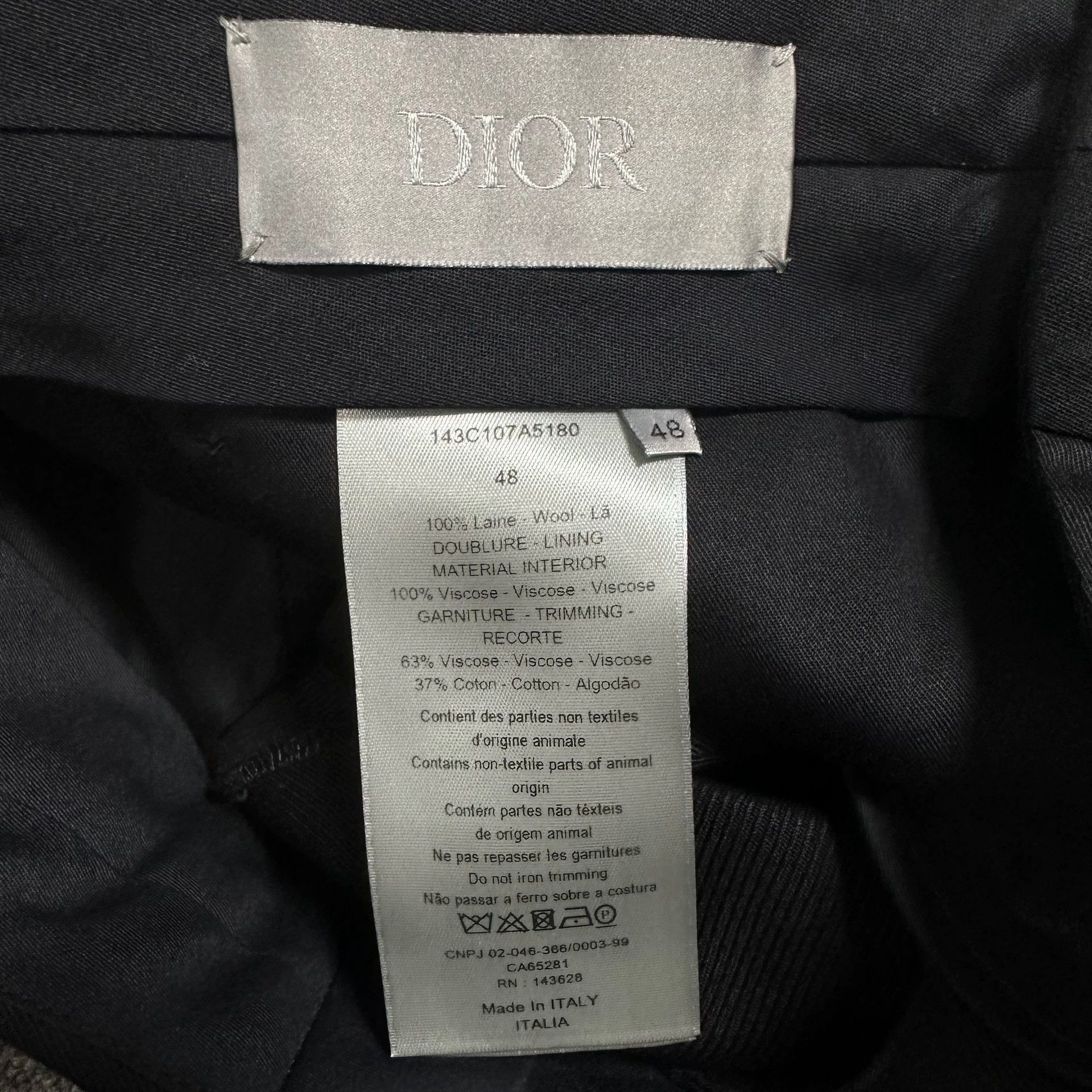 Dior Black and White Striped Casual Pants Size US 30 / EU 46 - 5 Thumbnail