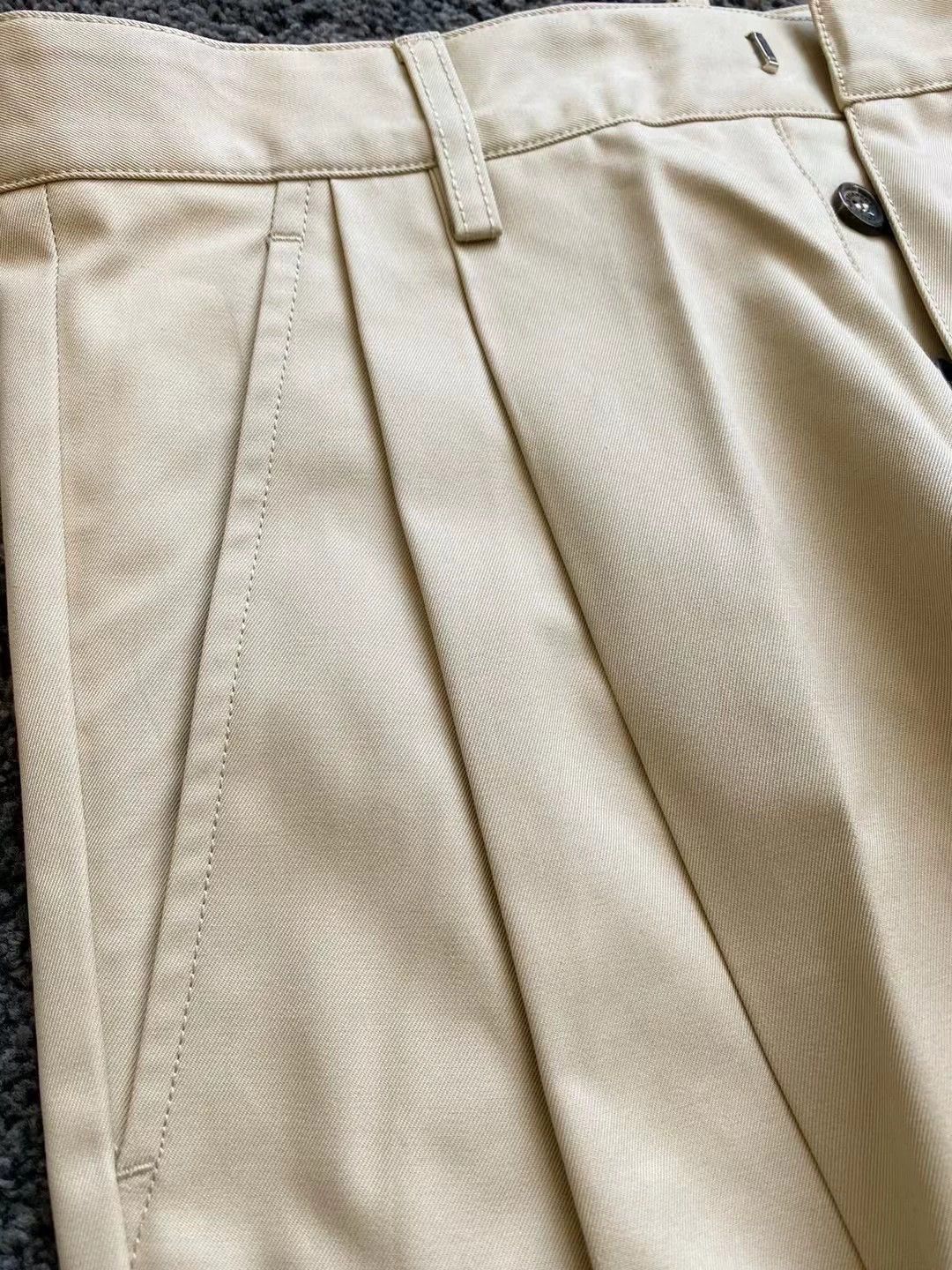 Dsquared2 Beige Pleated Casual Pants Size 26 Size US 26 / EU 42 - 4 Thumbnail