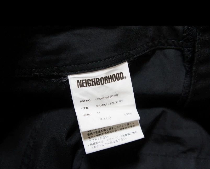 Neighborhood Black Cargo Pants with Multiple Pockets Size US 32 / EU 48 - 8 Thumbnail