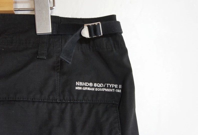 Neighborhood Black Cargo Pants with Multiple Pockets Size US 32 / EU 48 - 6 Thumbnail