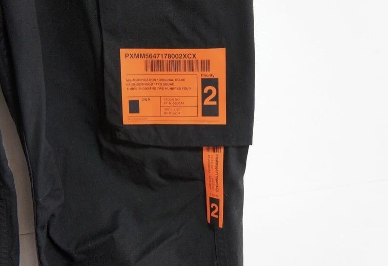 Neighborhood Black Cargo Pants with Multiple Pockets Size US 32 / EU 48 - 3 Thumbnail