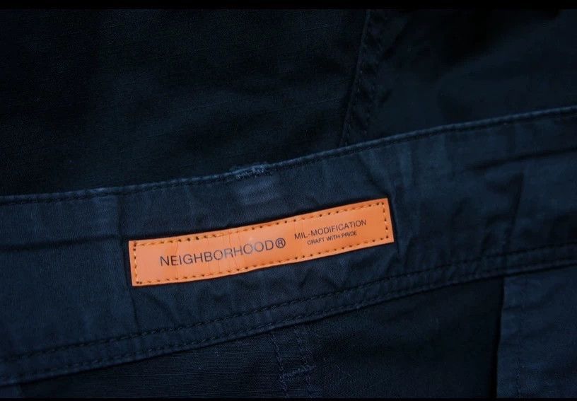 Neighborhood Black Cargo Pants with Multiple Pockets Size US 32 / EU 48 - 7 Thumbnail
