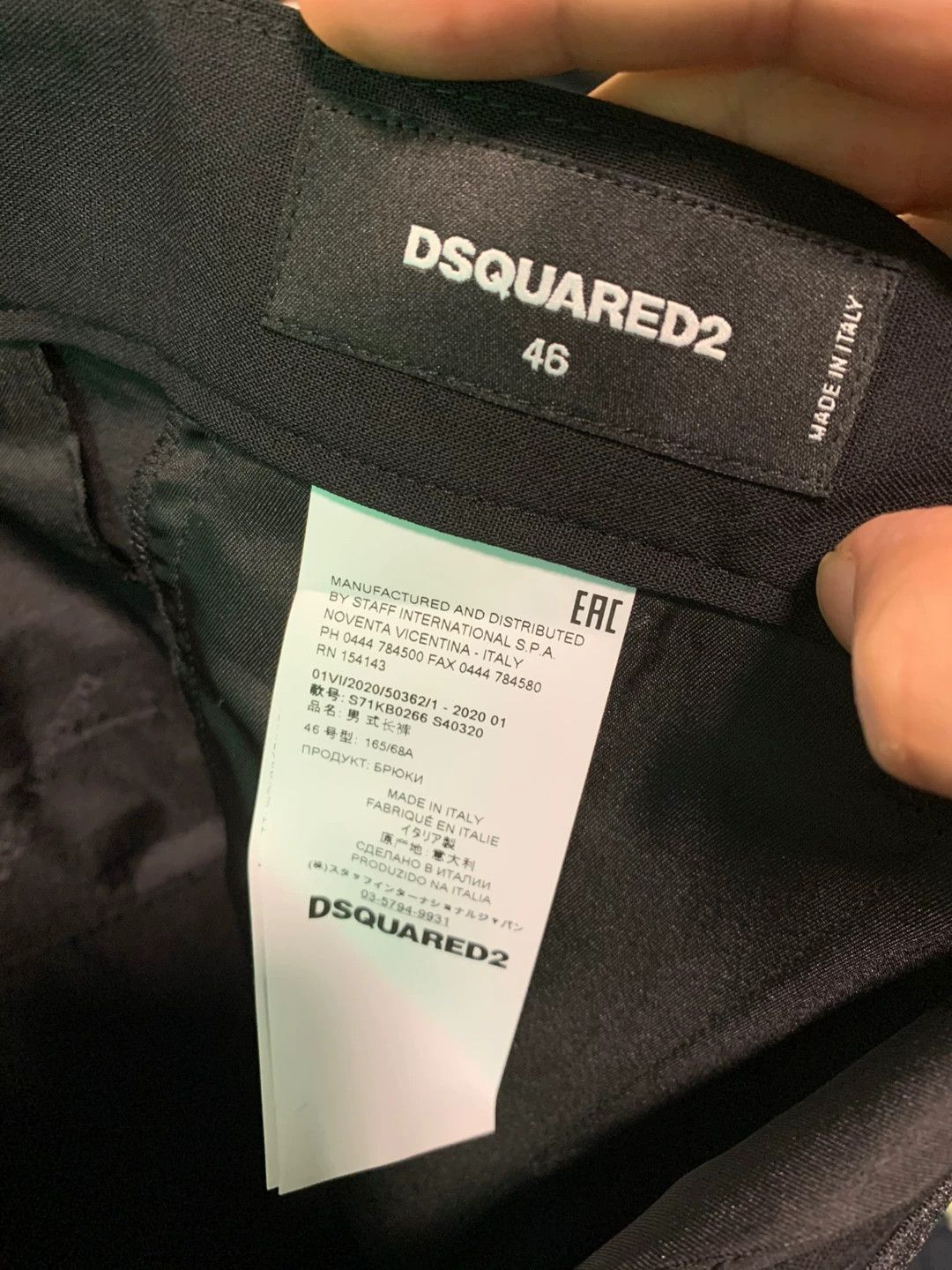Dsquared2 Black Pleated Casual Pants Size 30 Size US 30 / EU 46 - 4 Thumbnail