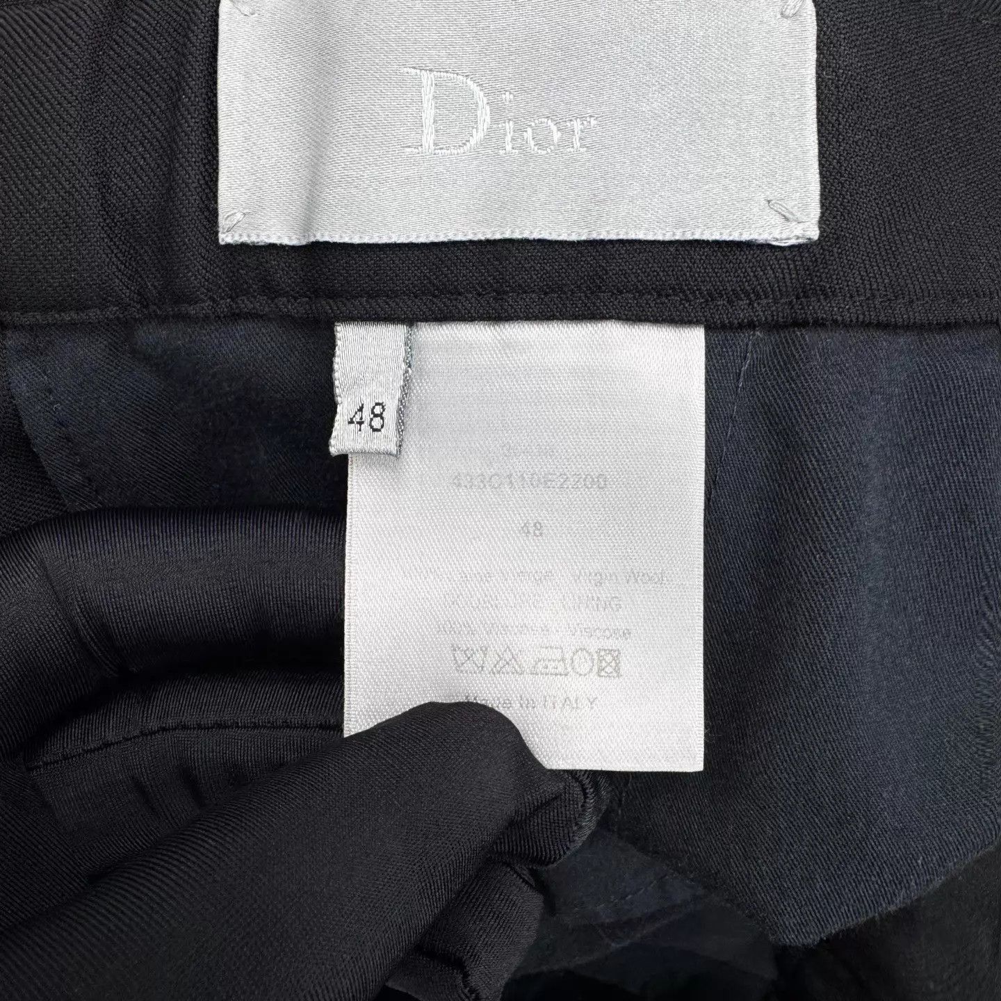 Dior Black Casual Pants Size 32 Size US 32 / EU 48 - 4 Thumbnail