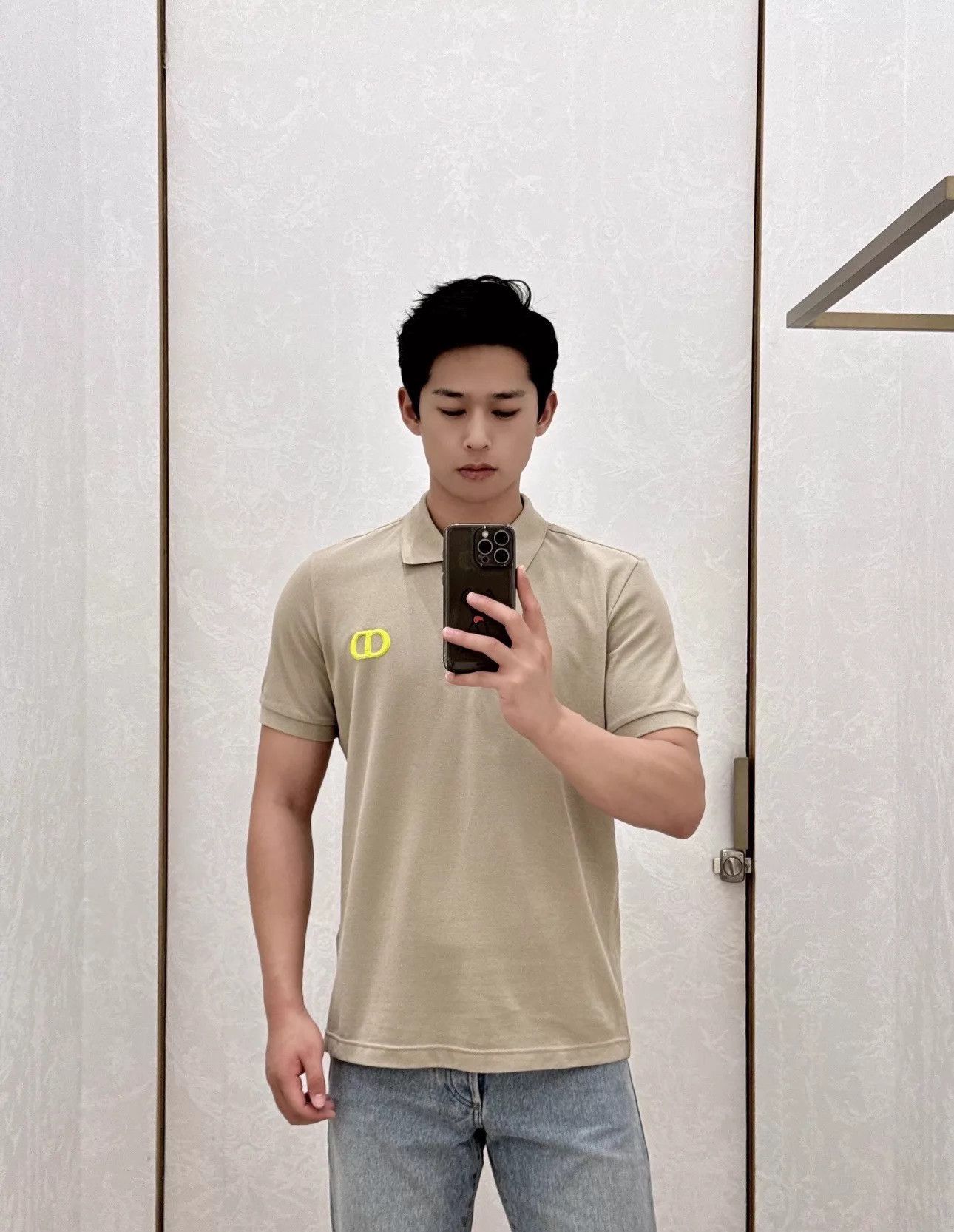 Dior Beige Short Sleeve Polo Shirt Size US S / EU 44-46 / 1 - 7 Thumbnail