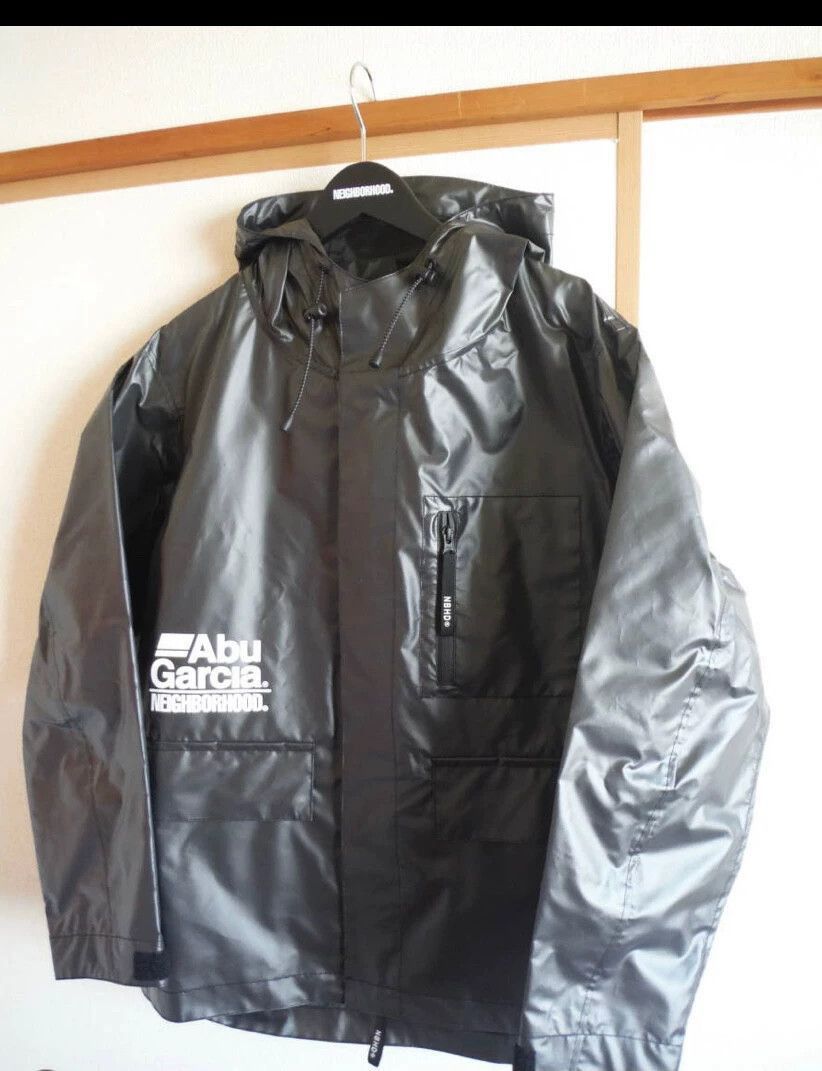 Neighborhood Black Hooded Rain Jacket Size S Size US S / EU 44-46 / 1 - 4 Thumbnail