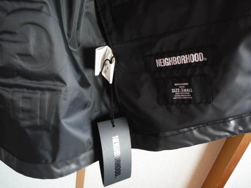 Neighborhood Black Hooded Rain Jacket Size S Size US S / EU 44-46 / 1 - 7 Thumbnail