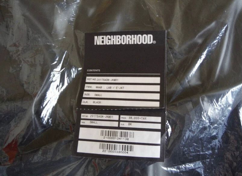 Neighborhood Black Hooded Rain Jacket Size S Size US S / EU 44-46 / 1 - 3 Thumbnail