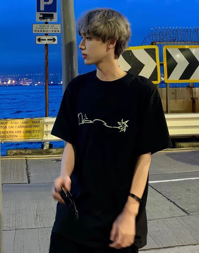 Dior Black Short Sleeve Graphic T-Shirt Size US L / EU 52-54 / 3 - 4 Thumbnail