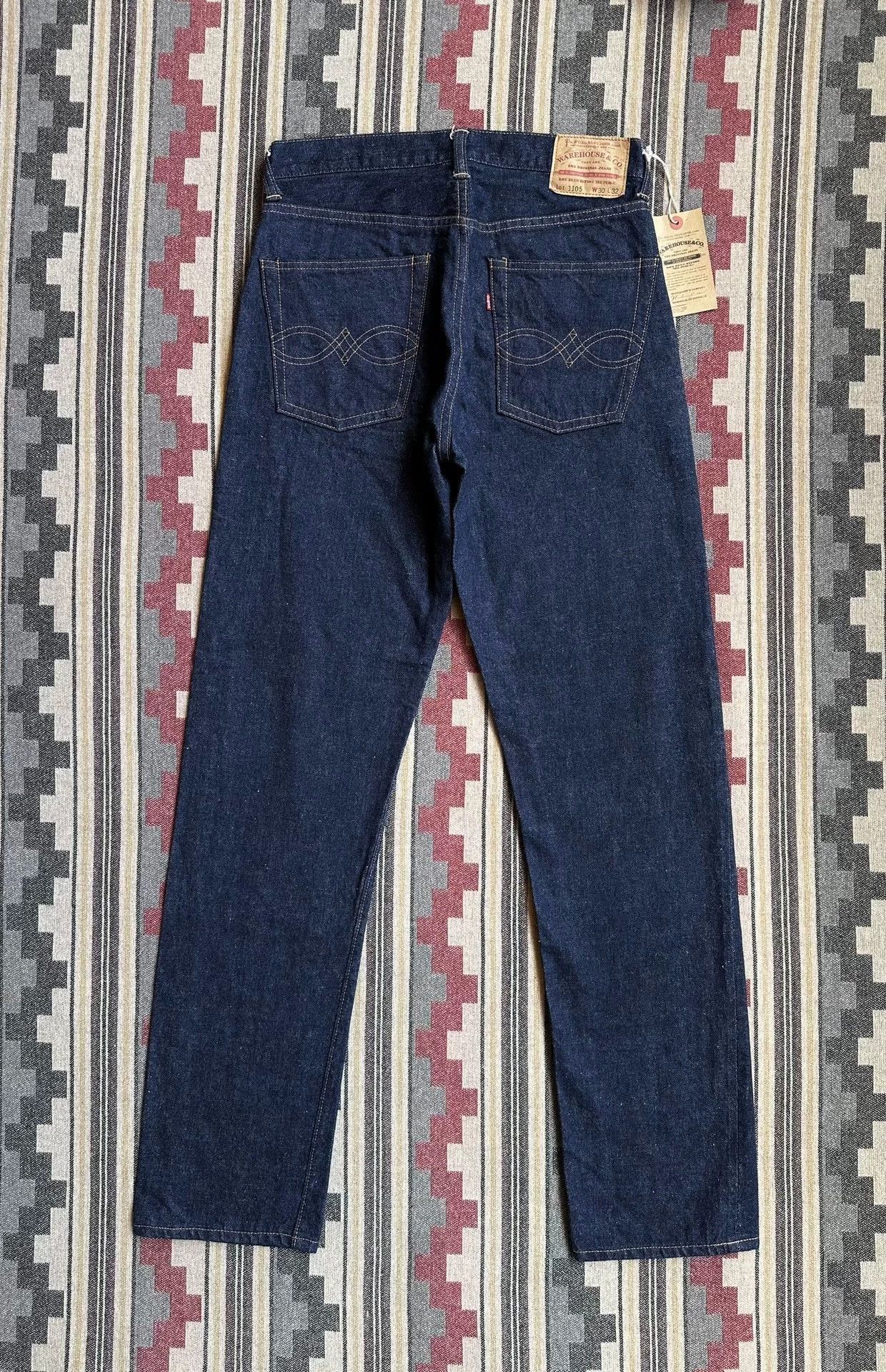 Warehouse Blue Denim Pants - Size 30 Size US 30 / EU 46 - 2 Thumbnail