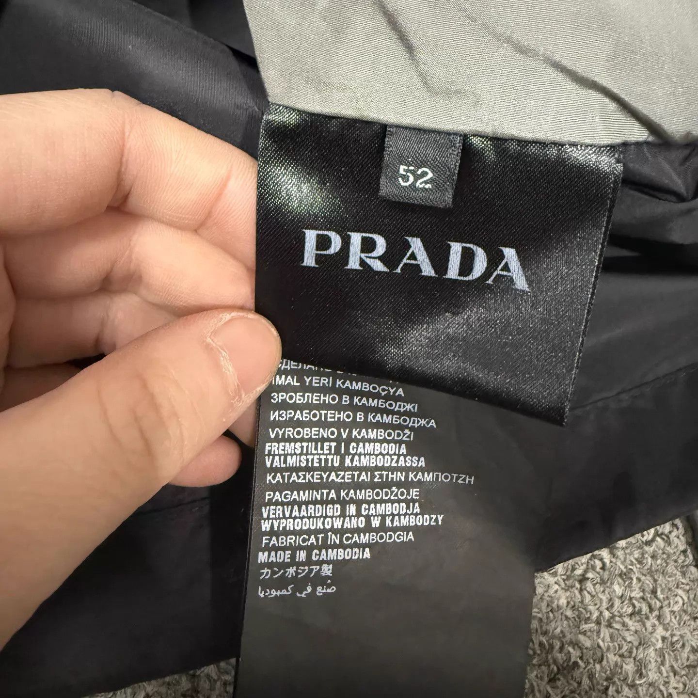 Prada Hooded Color Block Light Jacket Size US L / EU 52-54 / 3 - 4 Thumbnail