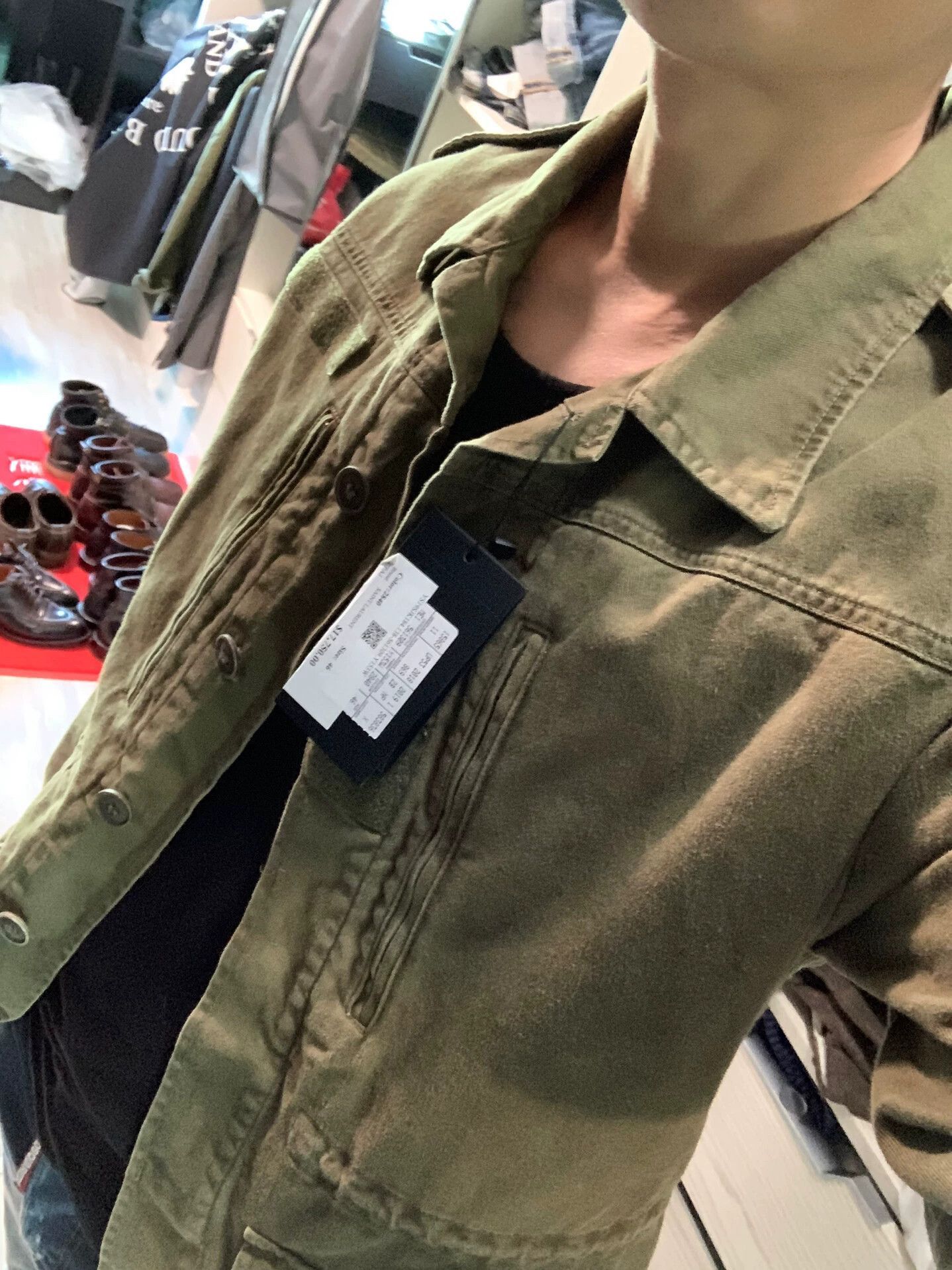 Saint Laurent Paris Beige Utility Jacket Size S Size US S / EU 44-46 / 1 - 6 Thumbnail