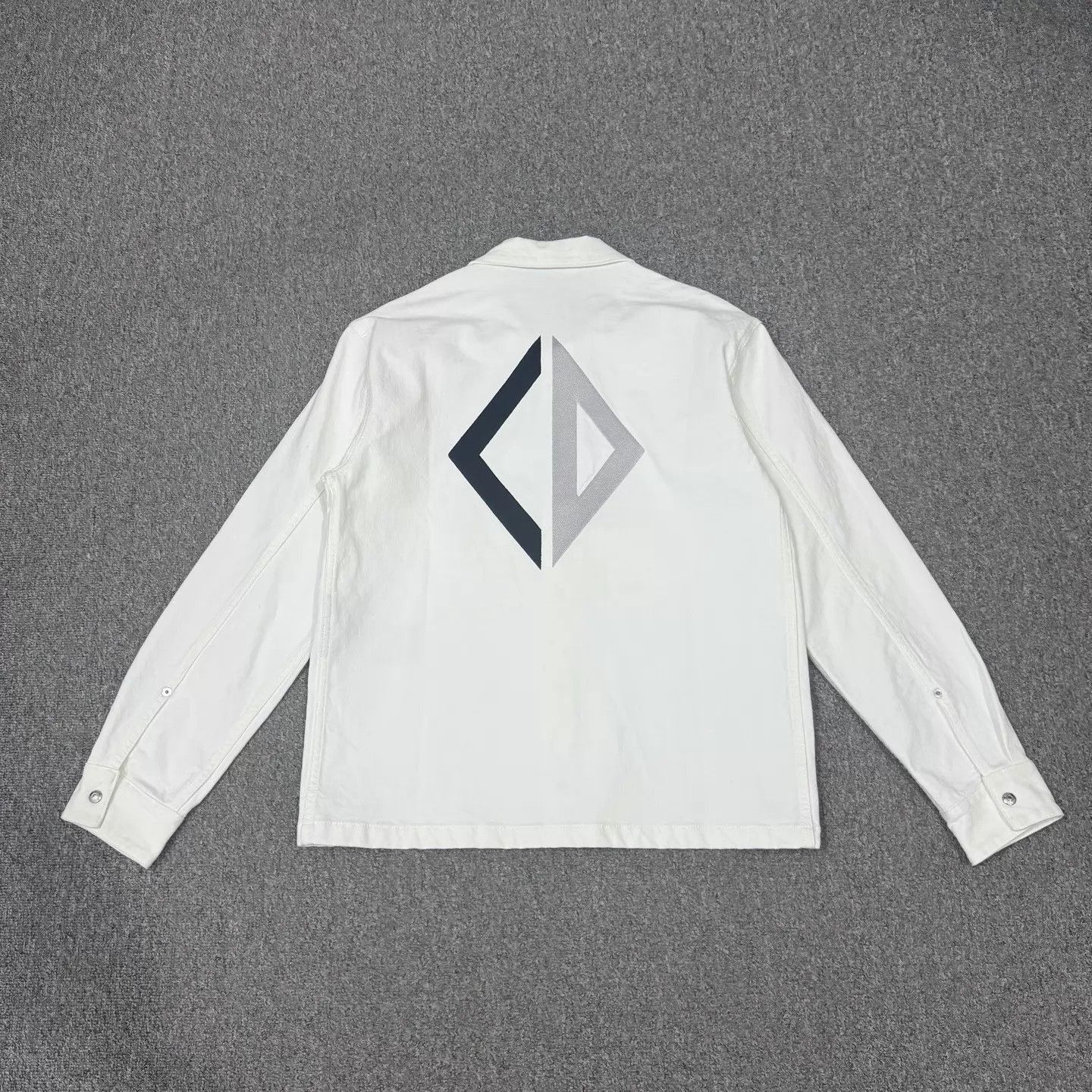 Dior White Long-Sleeve Button-Up Shirt Size US S / EU 44-46 / 1 - 2 Thumbnail