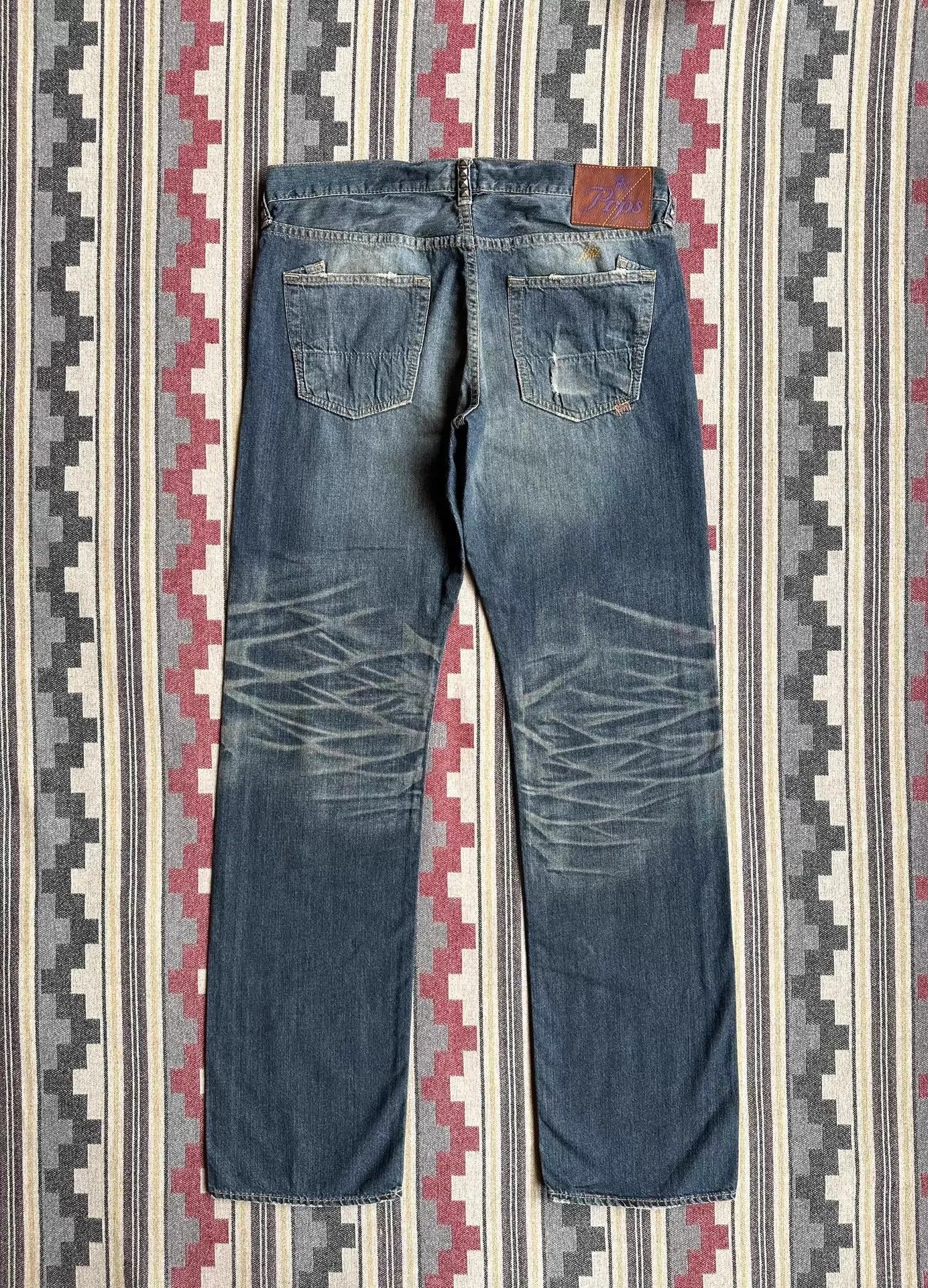 Prps Blue Denim Jeans with Distressed Details Size 34 Size US 34 / EU 50 - 2 Thumbnail