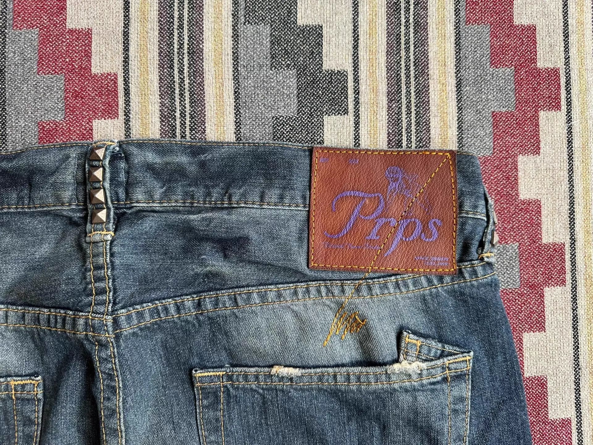 Prps Blue Denim Jeans with Distressed Details Size 34 Size US 34 / EU 50 - 5 Thumbnail