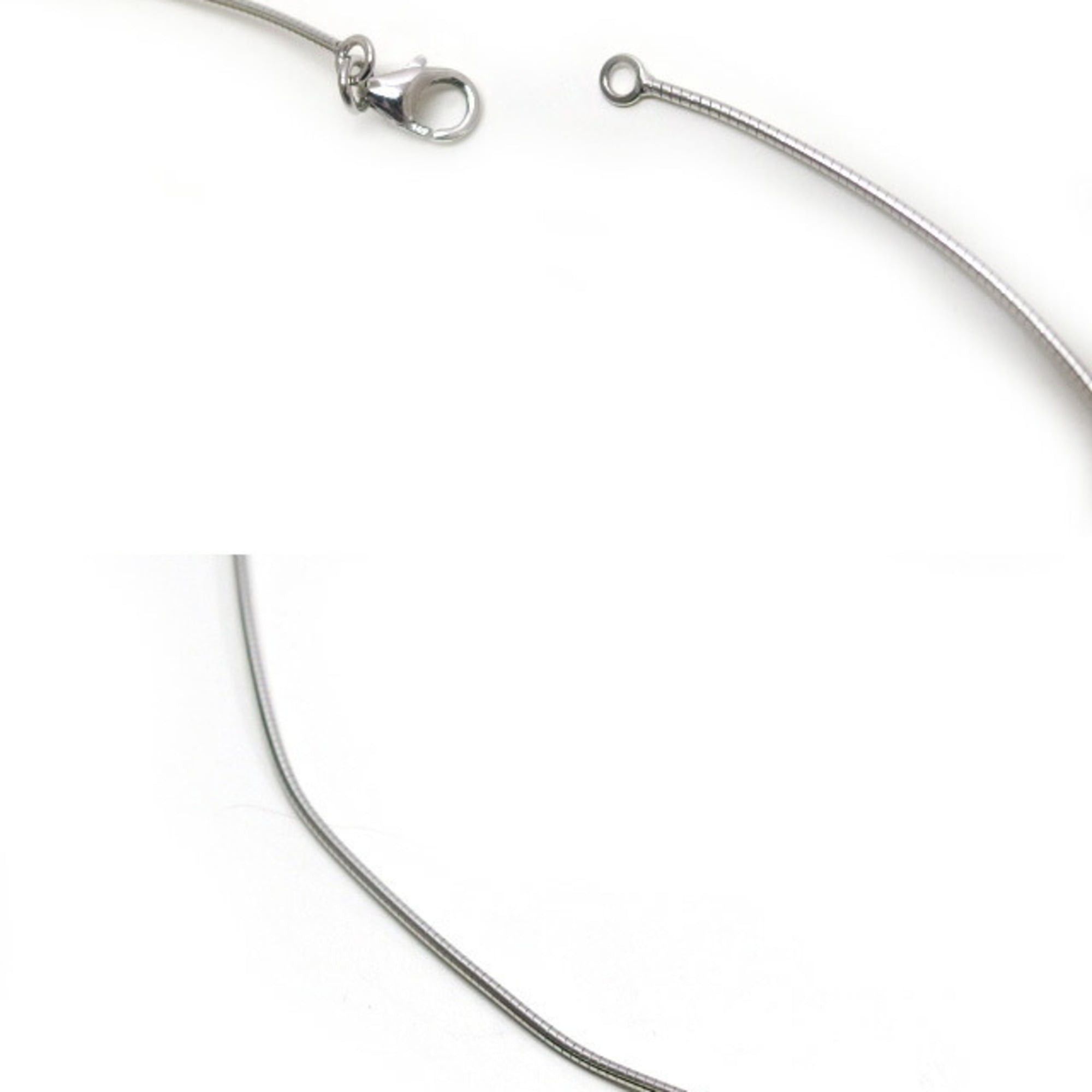 Hermes Hermes Pop H Silver Chain Necklace, White Size ONE SIZE - 7 Thumbnail