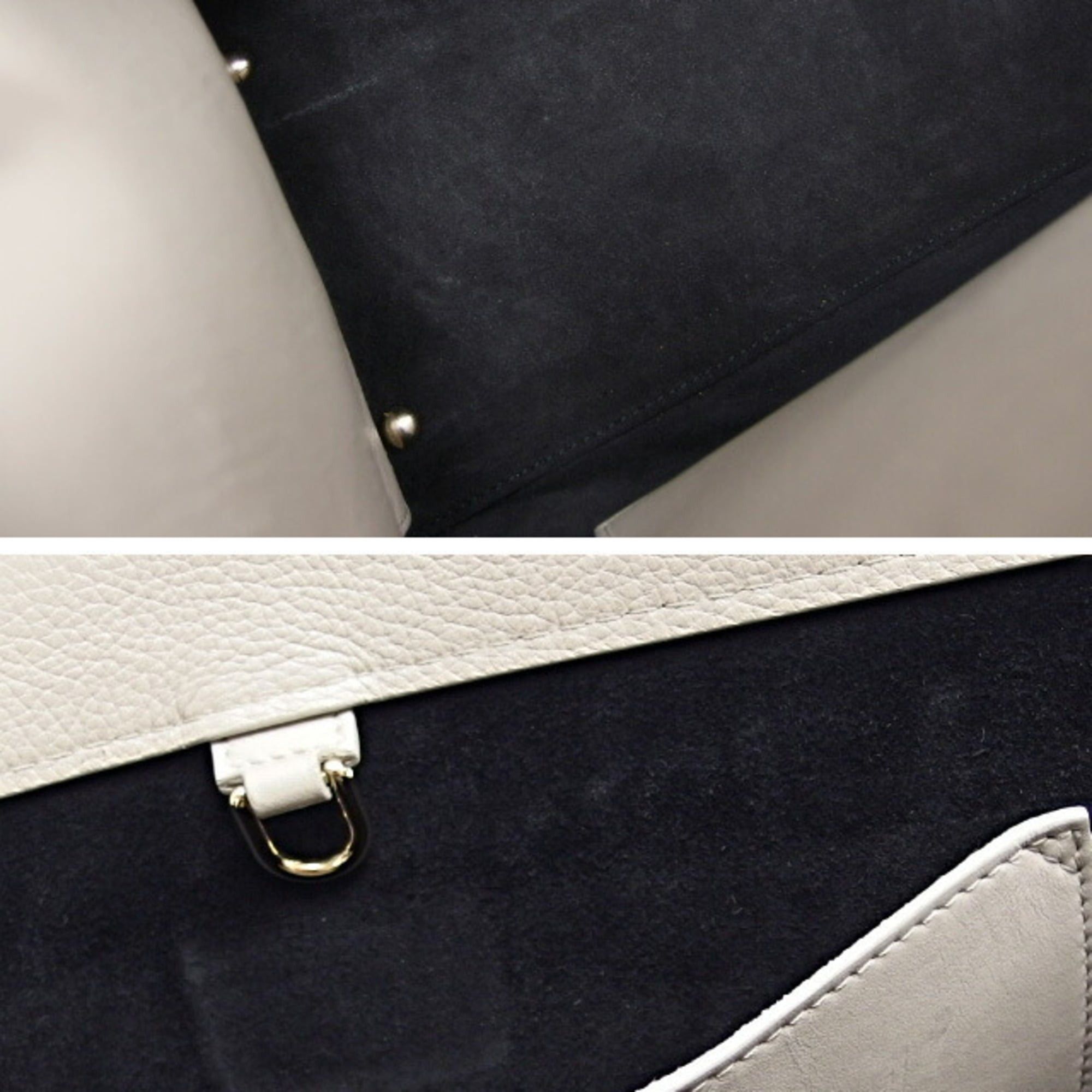 Salvatore Ferragamo Salvatore Ferragamo Gancini Tote Bag, Grain Leather Size ONE SIZE - 9 Thumbnail