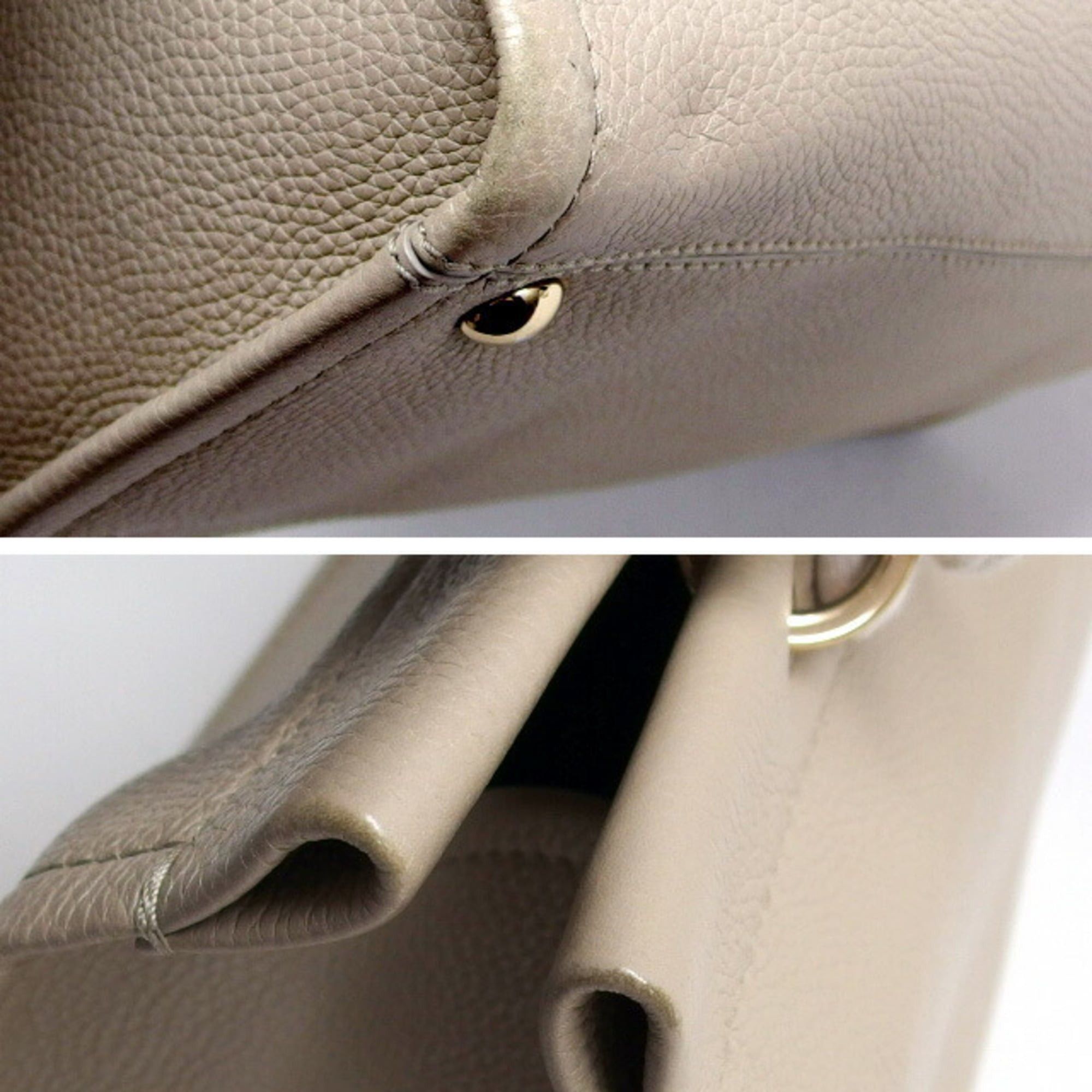 Salvatore Ferragamo Salvatore Ferragamo Gancini Tote Bag, Grain Leather Size ONE SIZE - 6 Thumbnail