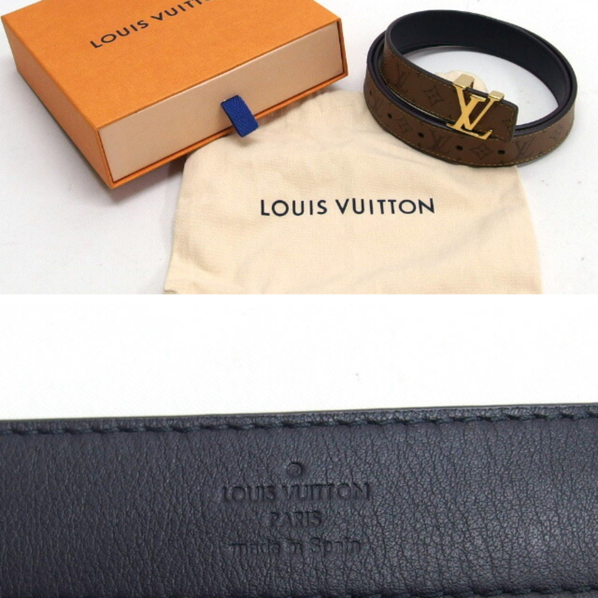 Louis Vuitton Louis Vuitton Monogram Reverse LV Initial Belt Size ONE SIZE - 4 Thumbnail