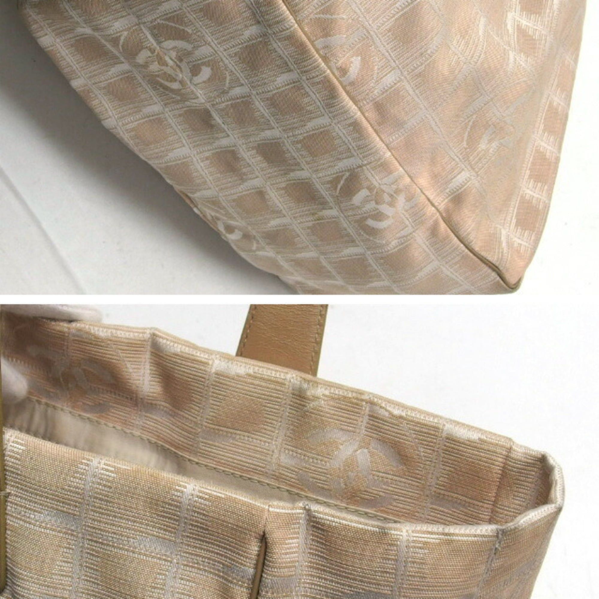 Chanel Chanel New Travel Line Tote MM, Beige Size ONE SIZE - 7 Thumbnail