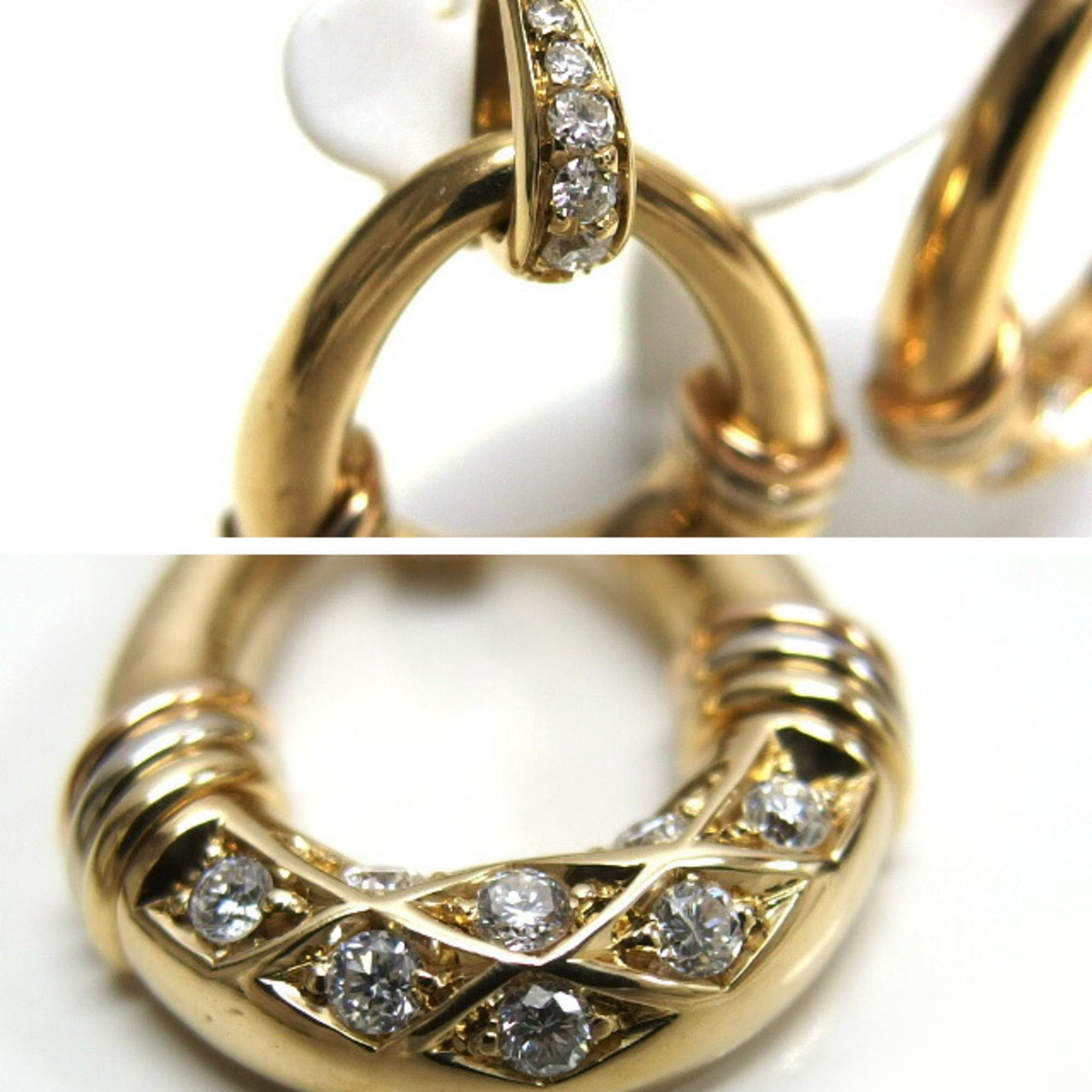 Cartier Cartier door knocker motif Trinity diamond earrings Size ONE SIZE - 7 Thumbnail