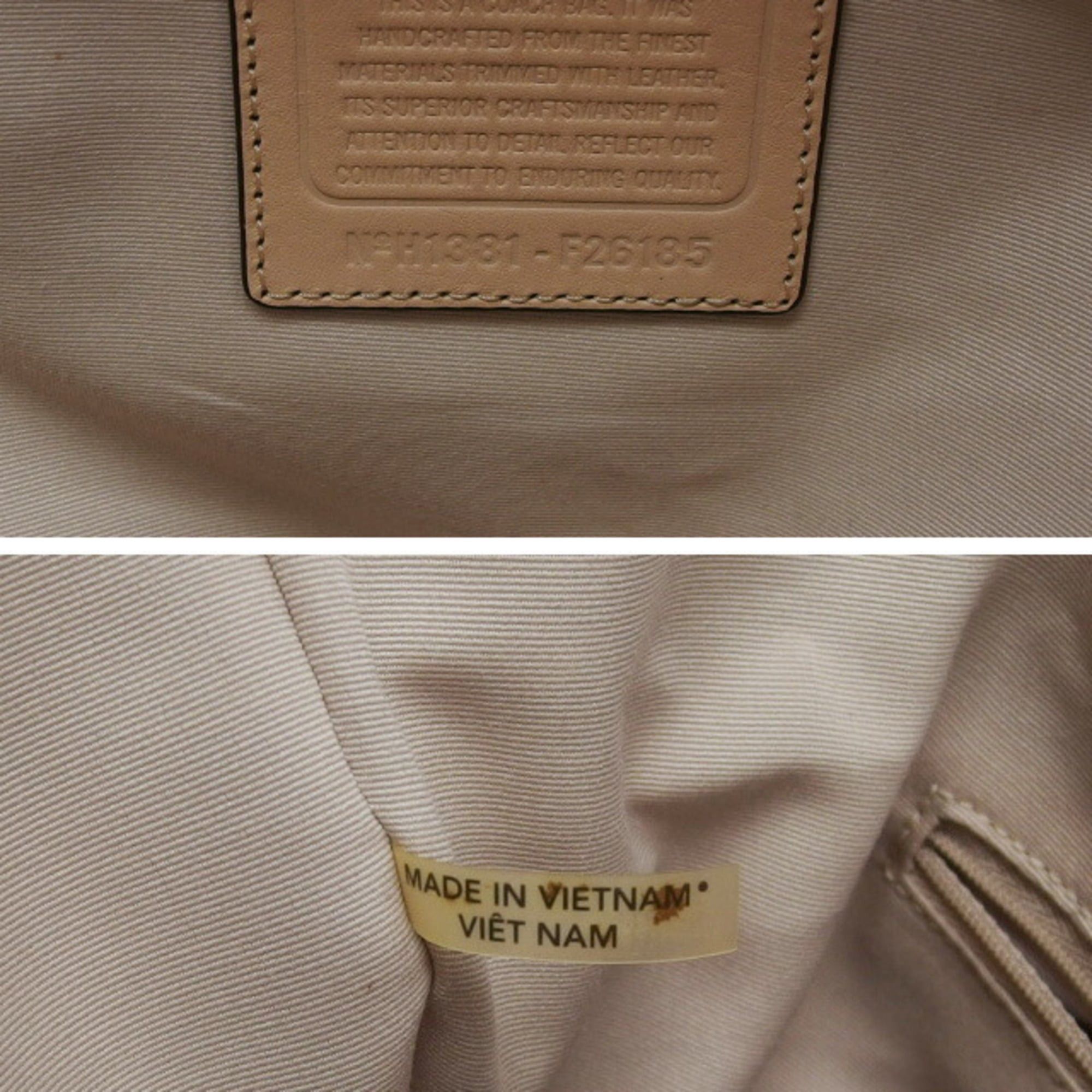 Coach Coach Signature Tote Bag, Beige x Brown Size ONE SIZE - 5 Thumbnail