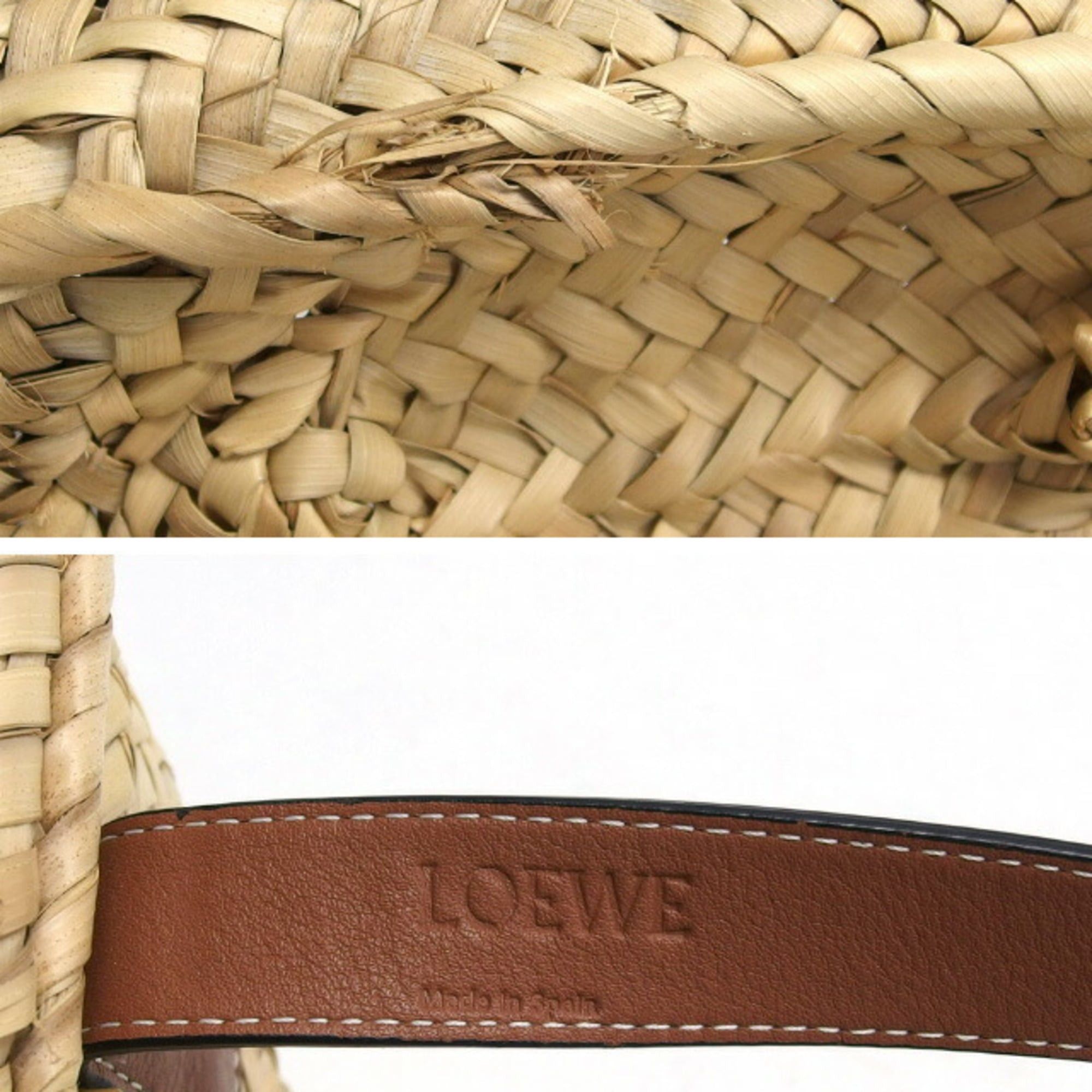 Loewe Loewe Raffia Basket Bag (Small) Size ONE SIZE - 7 Thumbnail