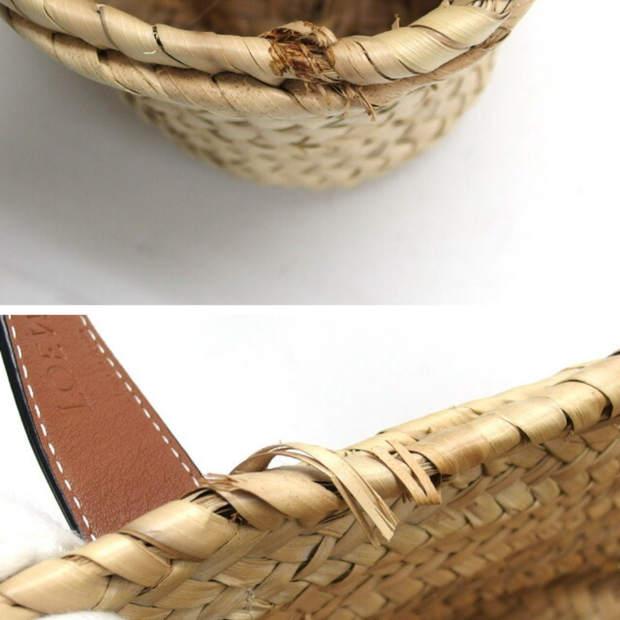 Loewe Loewe Raffia Basket Bag (Small) Size ONE SIZE - 6 Thumbnail