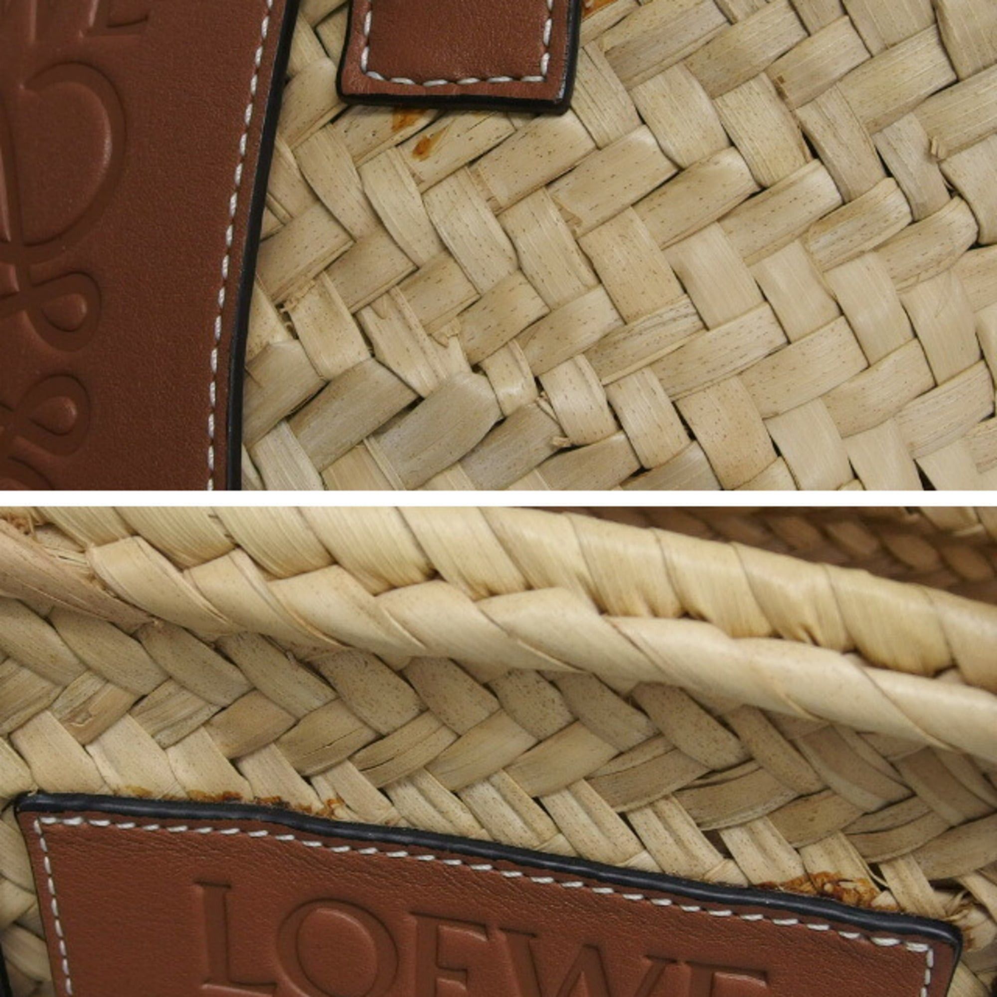 Loewe Loewe Raffia Basket Bag (Small) Size ONE SIZE - 8 Thumbnail