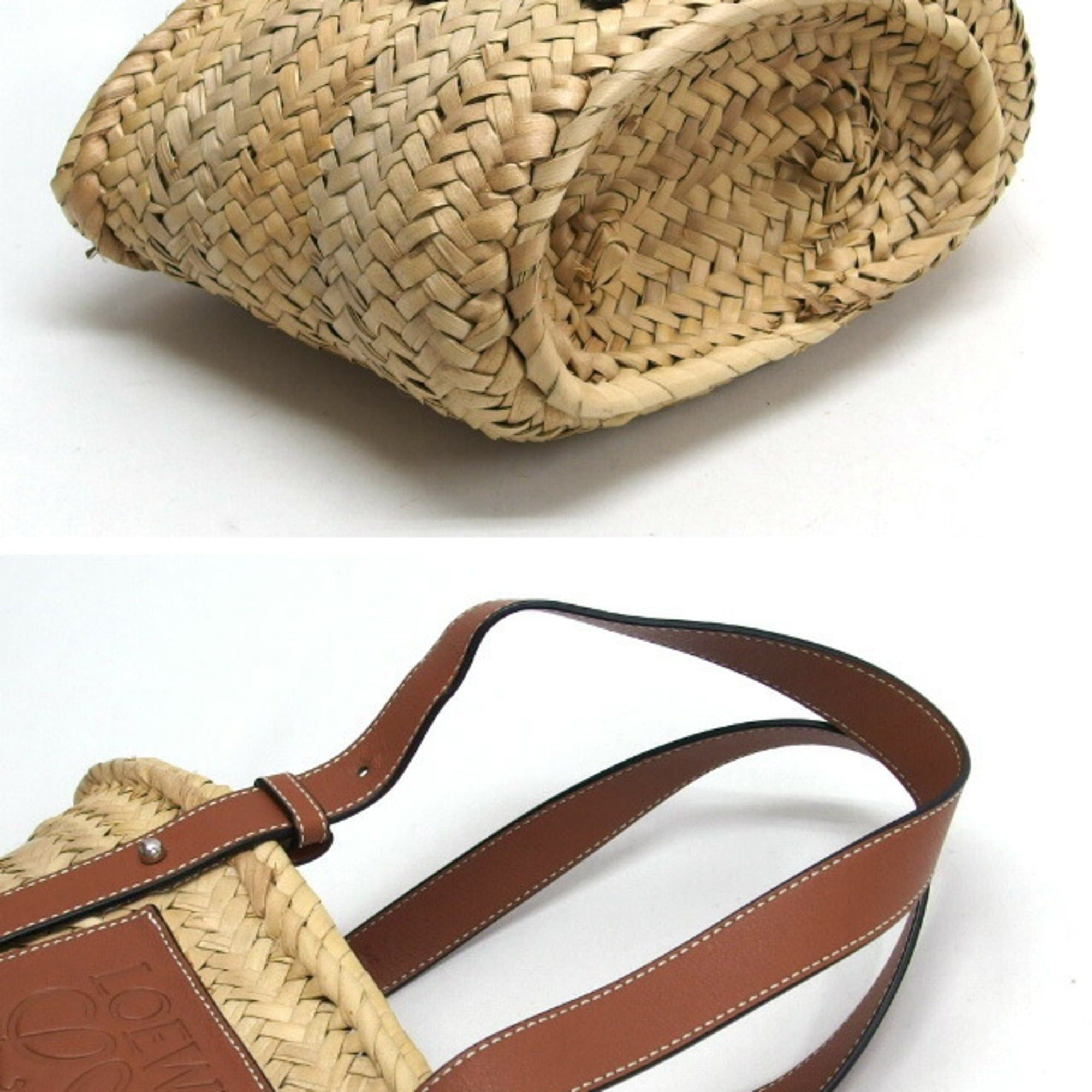 Loewe Loewe Raffia Basket Bag (Small) Size ONE SIZE - 4 Thumbnail