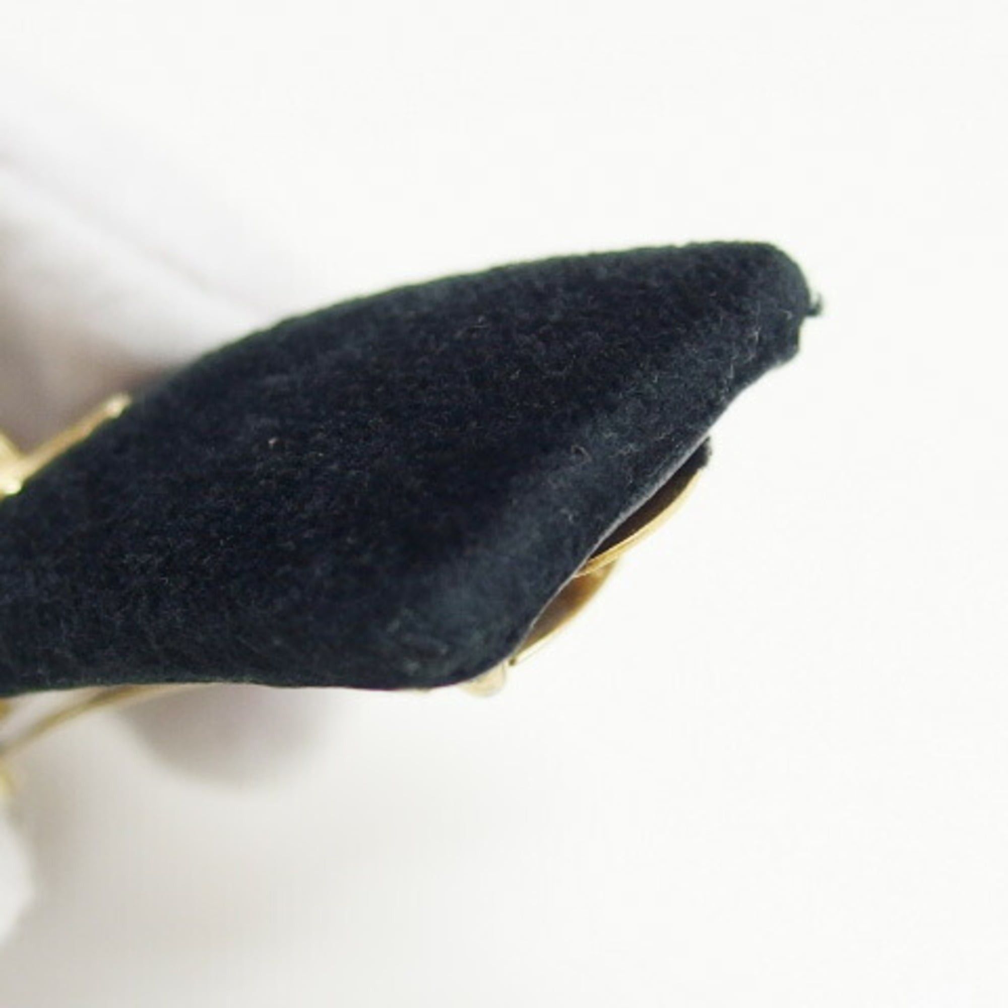 Chanel Chanel Turnlock Coco Mark Velour Barrette, Black Size ONE SIZE - 9 Thumbnail
