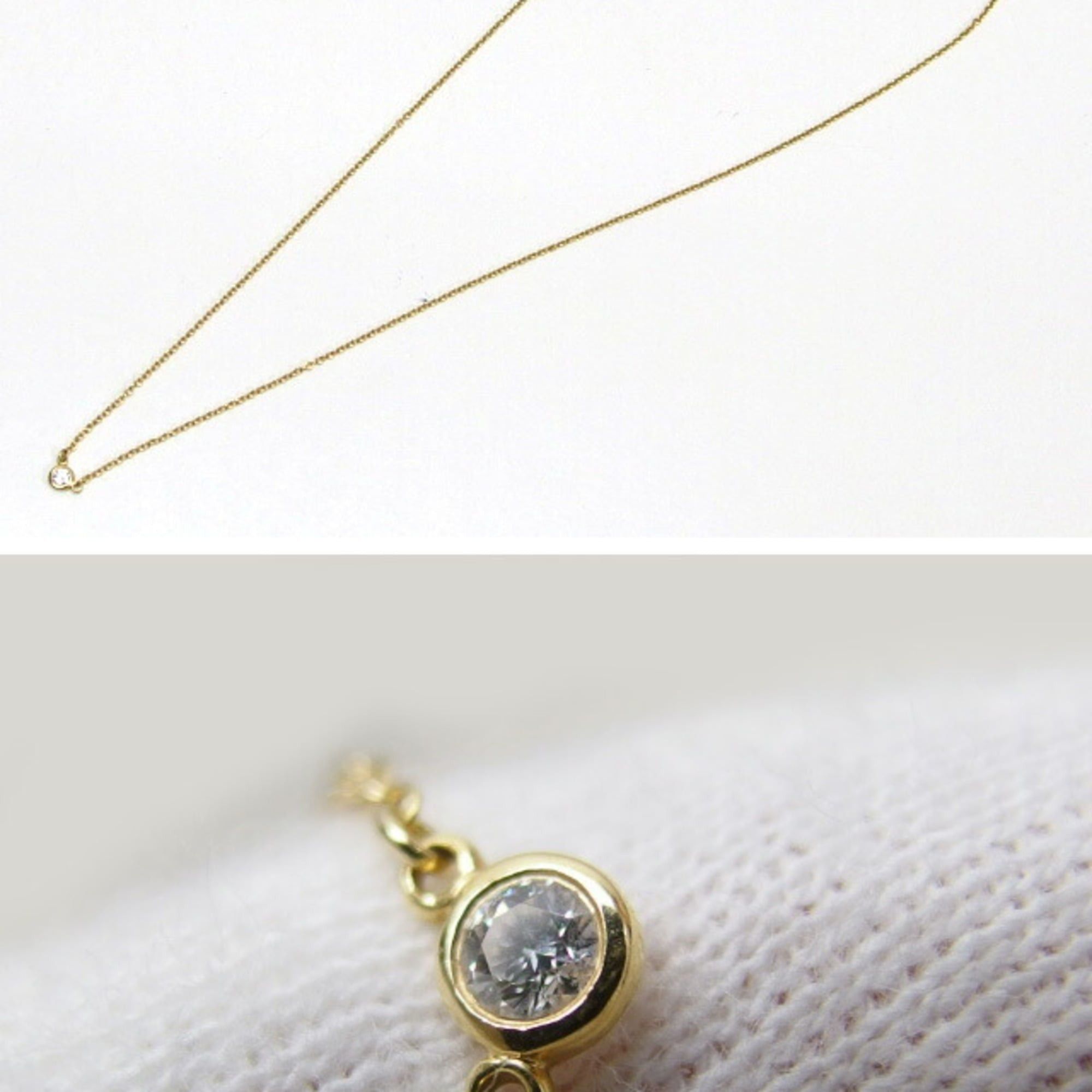 Tiffany & Co. Tiffany & Co. 1P Diamond By the Yard Necklace, 18K Yellow Gold Size ONE SIZE - 4 Thumbnail