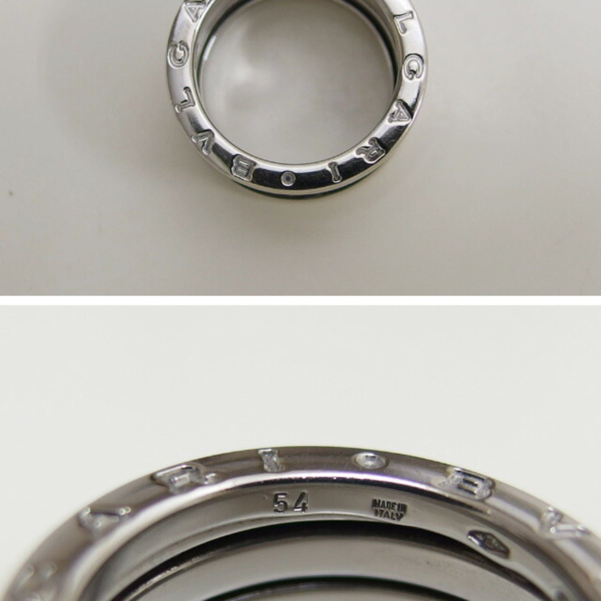 Bvlgari Bvlgari B.zero1 ring, 18K white gold, size 13. Size ONE SIZE - 5 Thumbnail