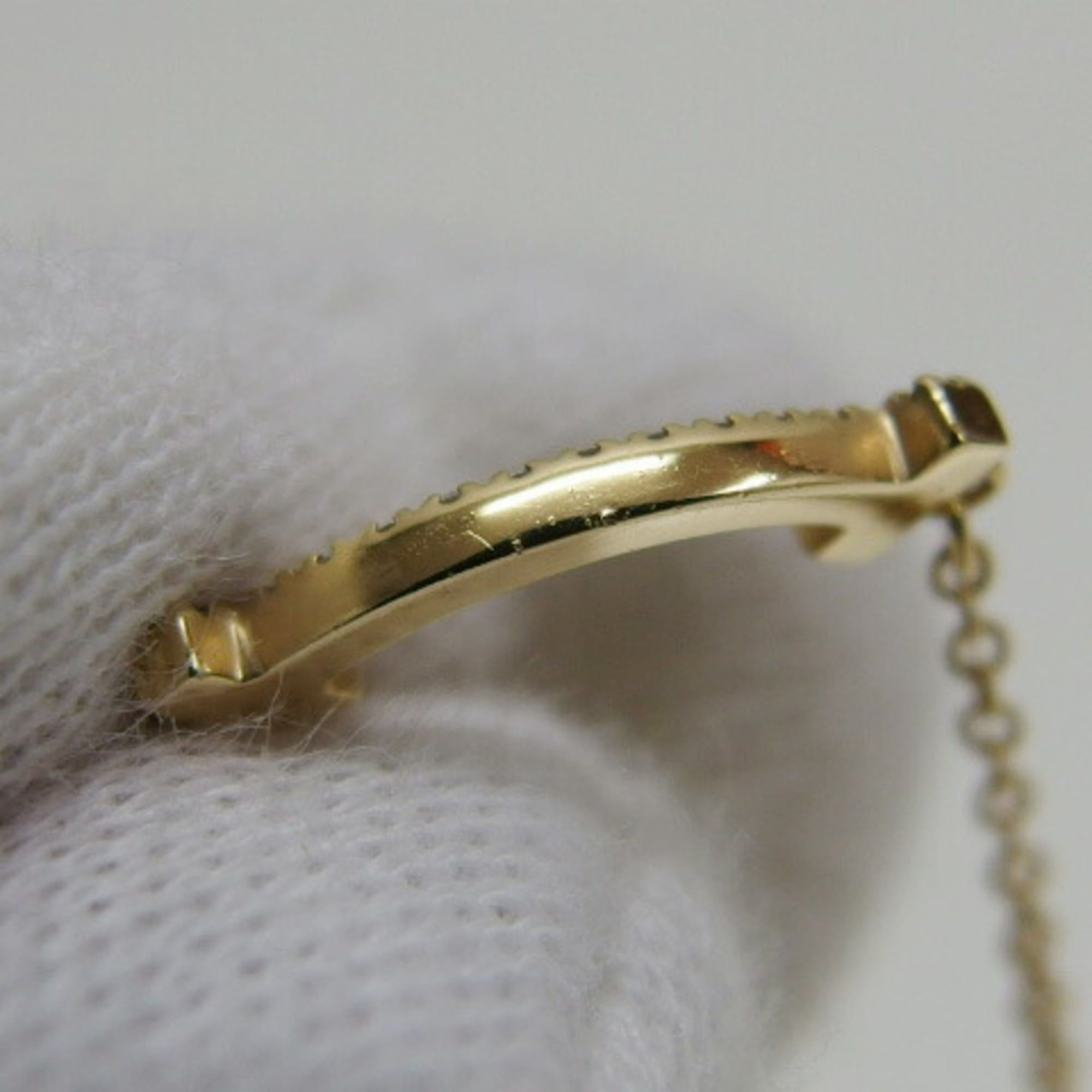 Tiffany & Co. Tiffany & Co. T Smile Pendant Mini, Pave Diamonds, 18K Yellow Gold Size ONE SIZE - 9 Thumbnail