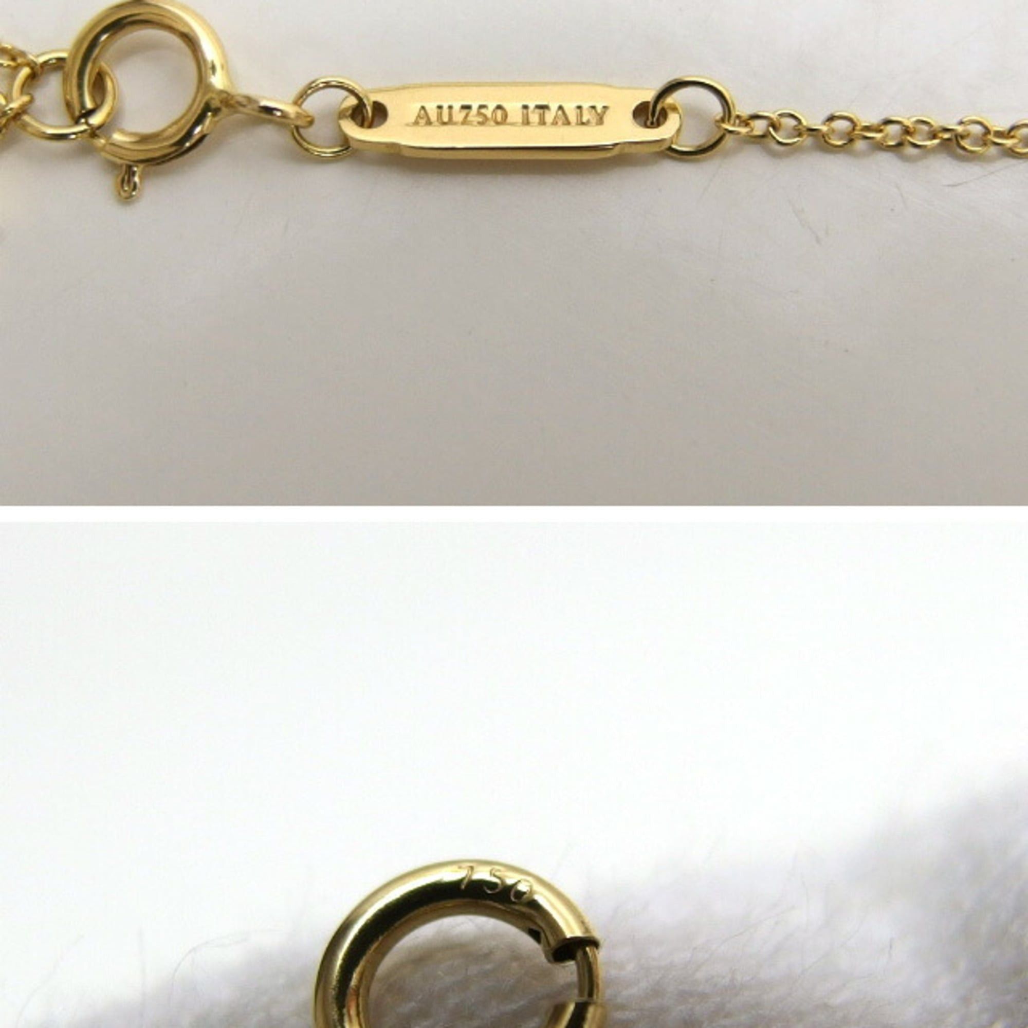 Tiffany & Co. Tiffany & Co. T Smile Pendant Mini, Pave Diamonds, 18K Yellow Gold Size ONE SIZE - 6 Thumbnail