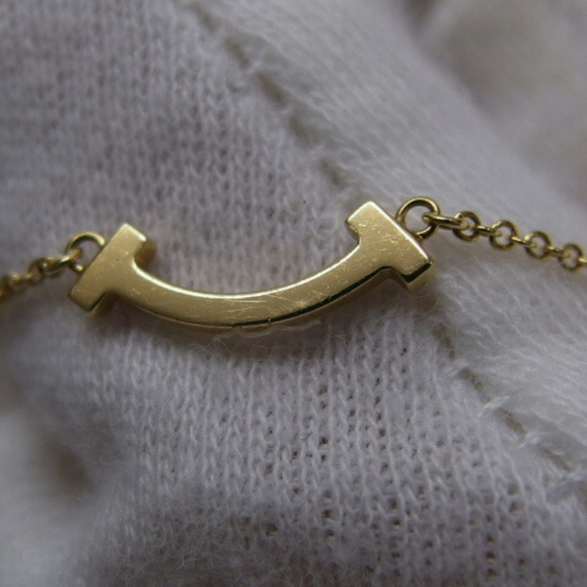 Tiffany & Co. Tiffany & Co. T Smile Pendant Mini, Pave Diamonds, 18K Yellow Gold Size ONE SIZE - 8 Thumbnail