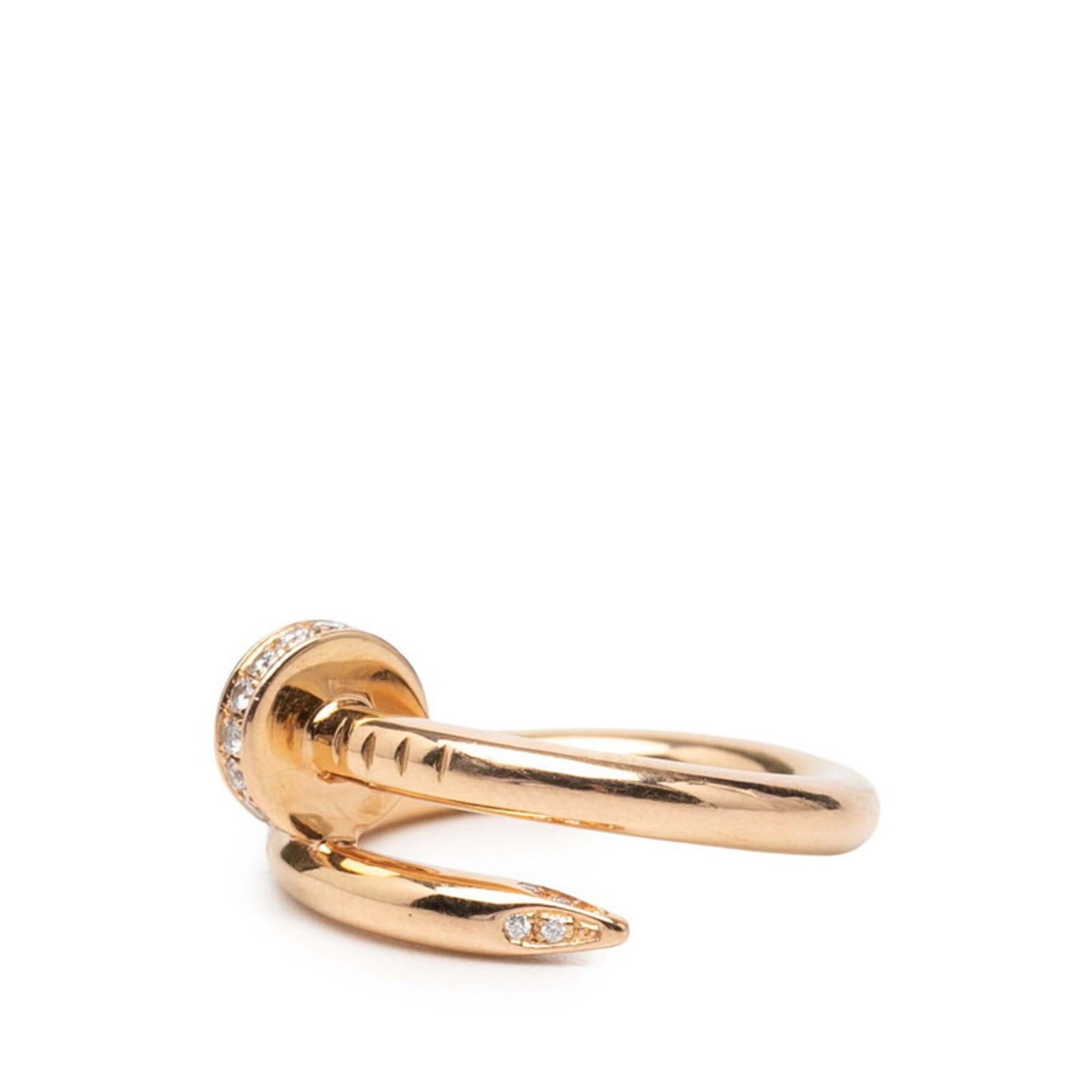 Cartier Cartier Juste un Clou Ring, Size #49, 18KPG Pink Gold, Diamond, Women's, CARTIER Size ONE SIZE - 2 Thumbnail