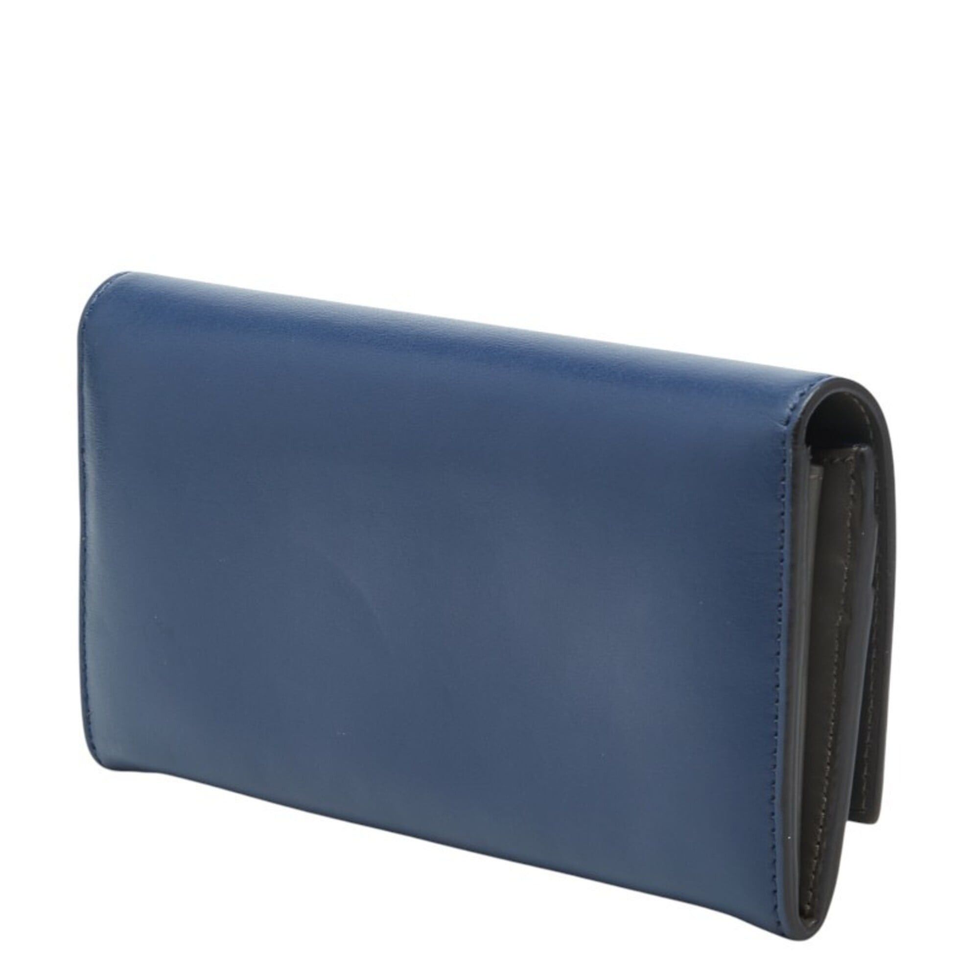 Fendi Fendi Peekaboo Long Wallet 8M0377 Blue Leather Women's FENDI Size ONE SIZE - 2 Thumbnail