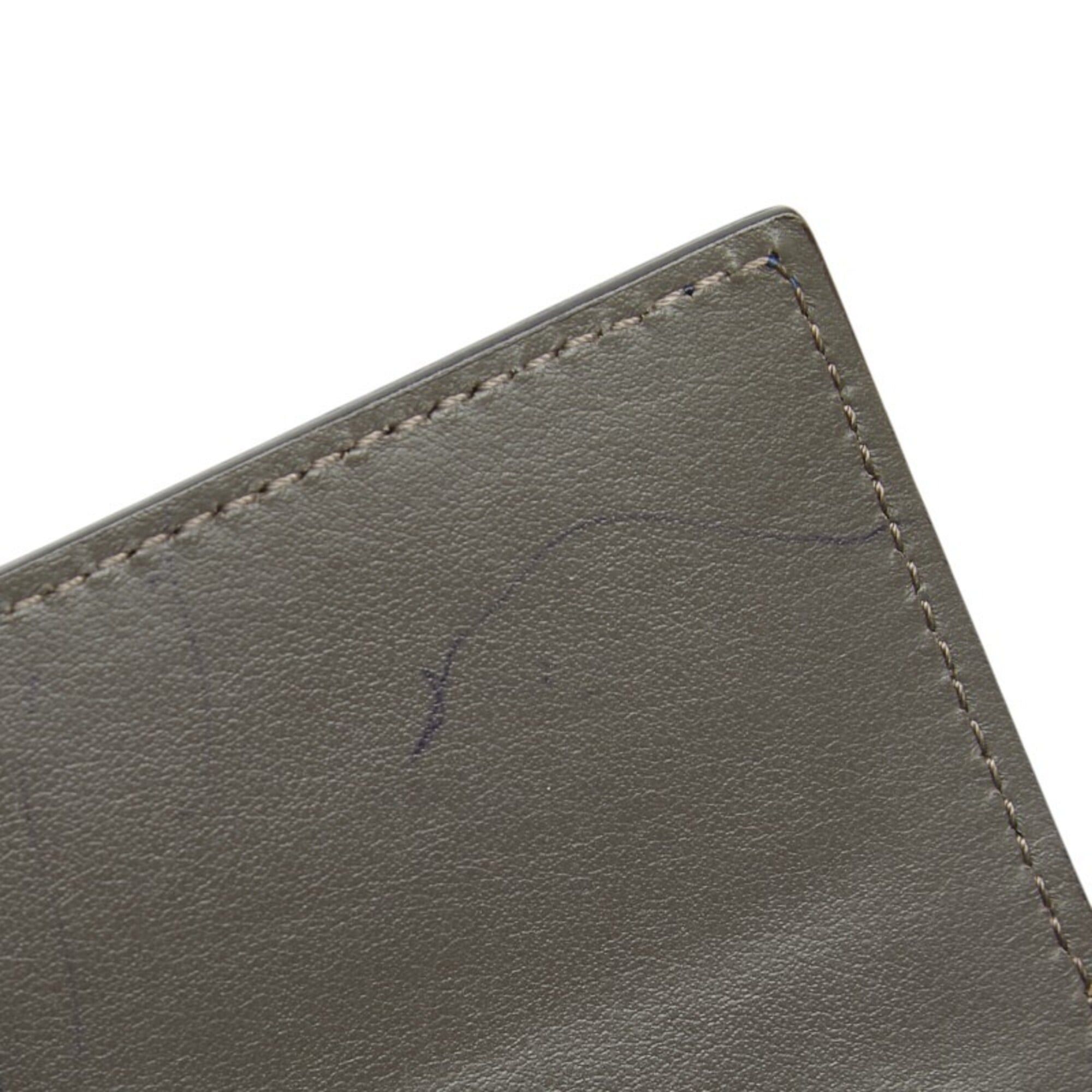Fendi Fendi Peekaboo Long Wallet 8M0377 Blue Leather Women's FENDI Size ONE SIZE - 6 Thumbnail