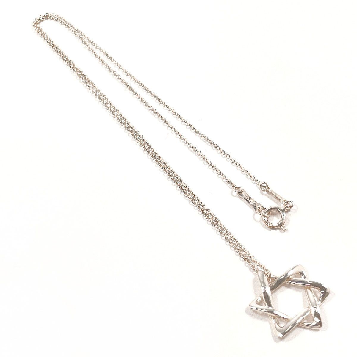 Tiffany & Co. Tiffany & Co. Tiffany & Co. Star of David Silver Necklace Precious Metal Necklace DUTY FREE for USA Size ONE SIZE - 4 Thumbnail