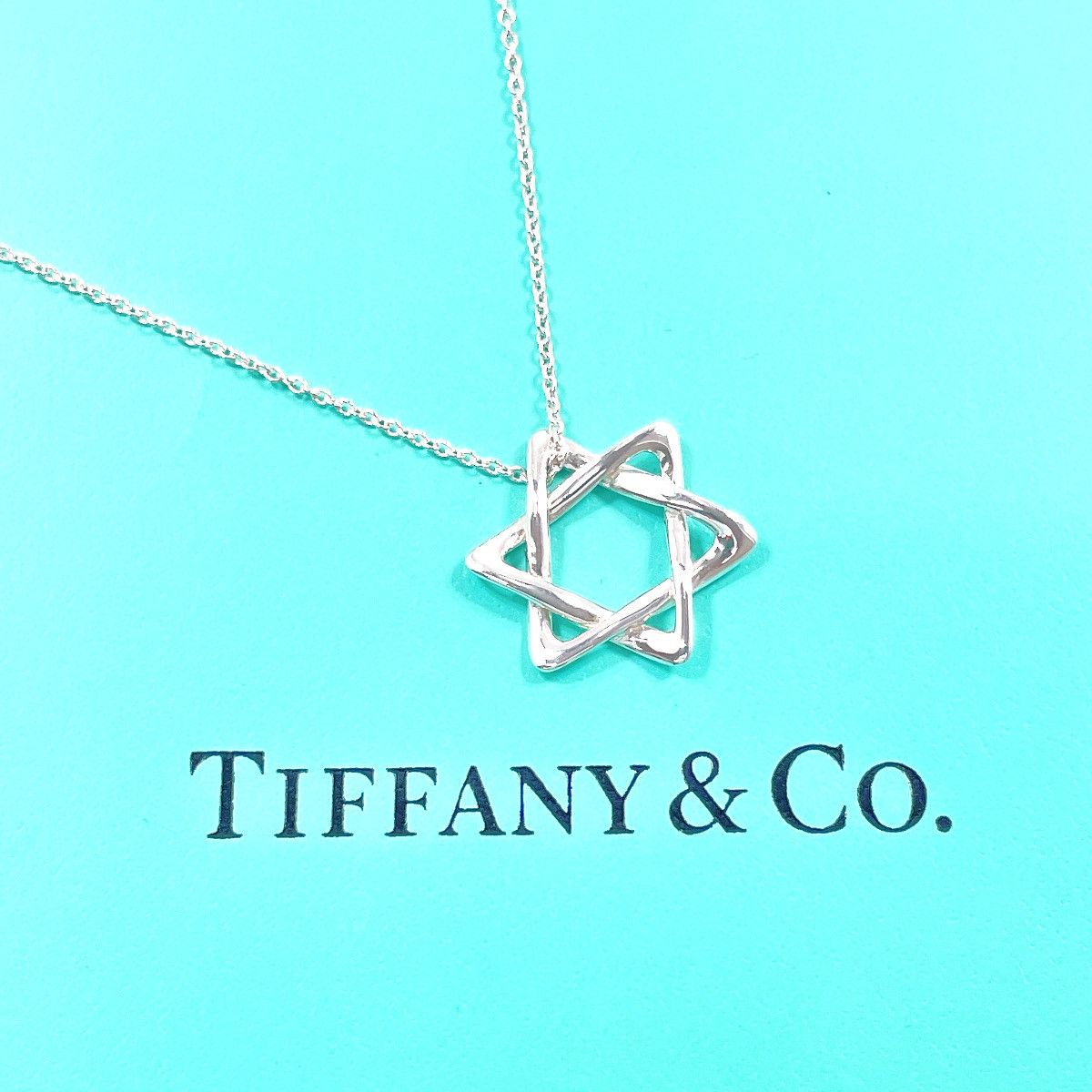 Tiffany & Co. Tiffany & Co. Tiffany & Co. Star of David Silver Necklace Precious Metal Necklace DUTY FREE for USA Size ONE SIZE - 2 Thumbnail