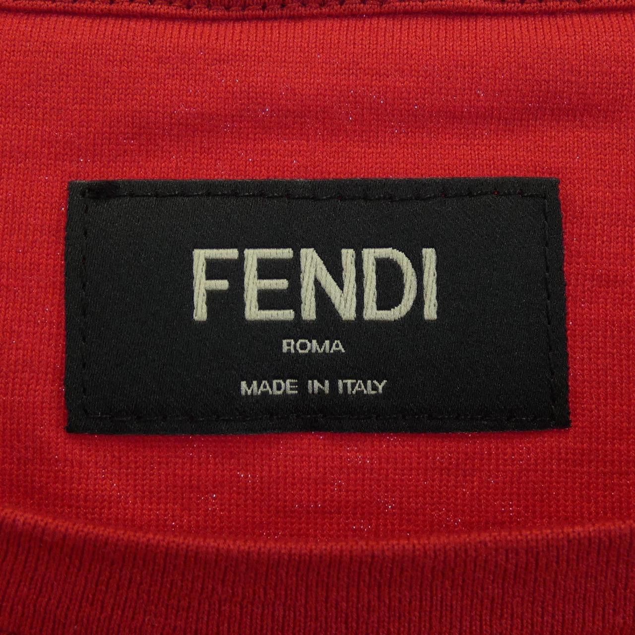 Fendi Fendi Fendi T Shirt Textile T-Shirts FY0682S0D DUTY FREE for USA Size ONE SIZE - 4 Thumbnail