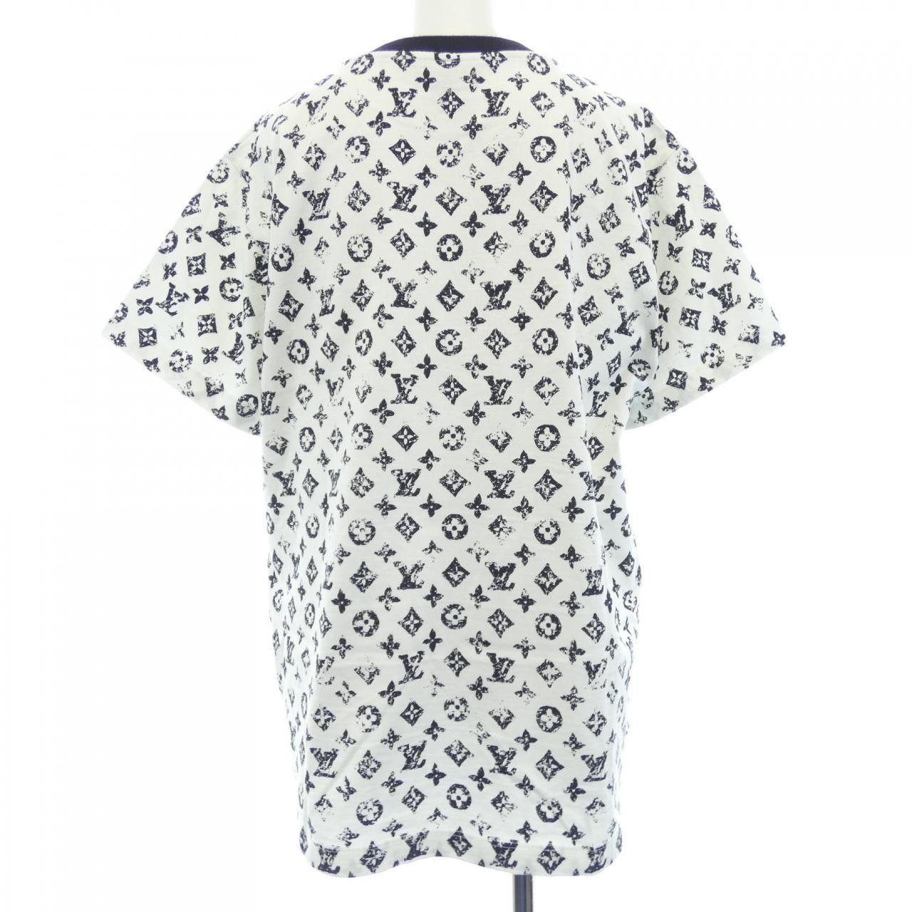 Louis Vuitton Louis Vuitton Louis Vuitton Graphic Monogram Cotton T Shirt Textile T-Shirts FTTS47XAW DUTY FREE for USA Size ONE SIZE - 2 Thumbnail