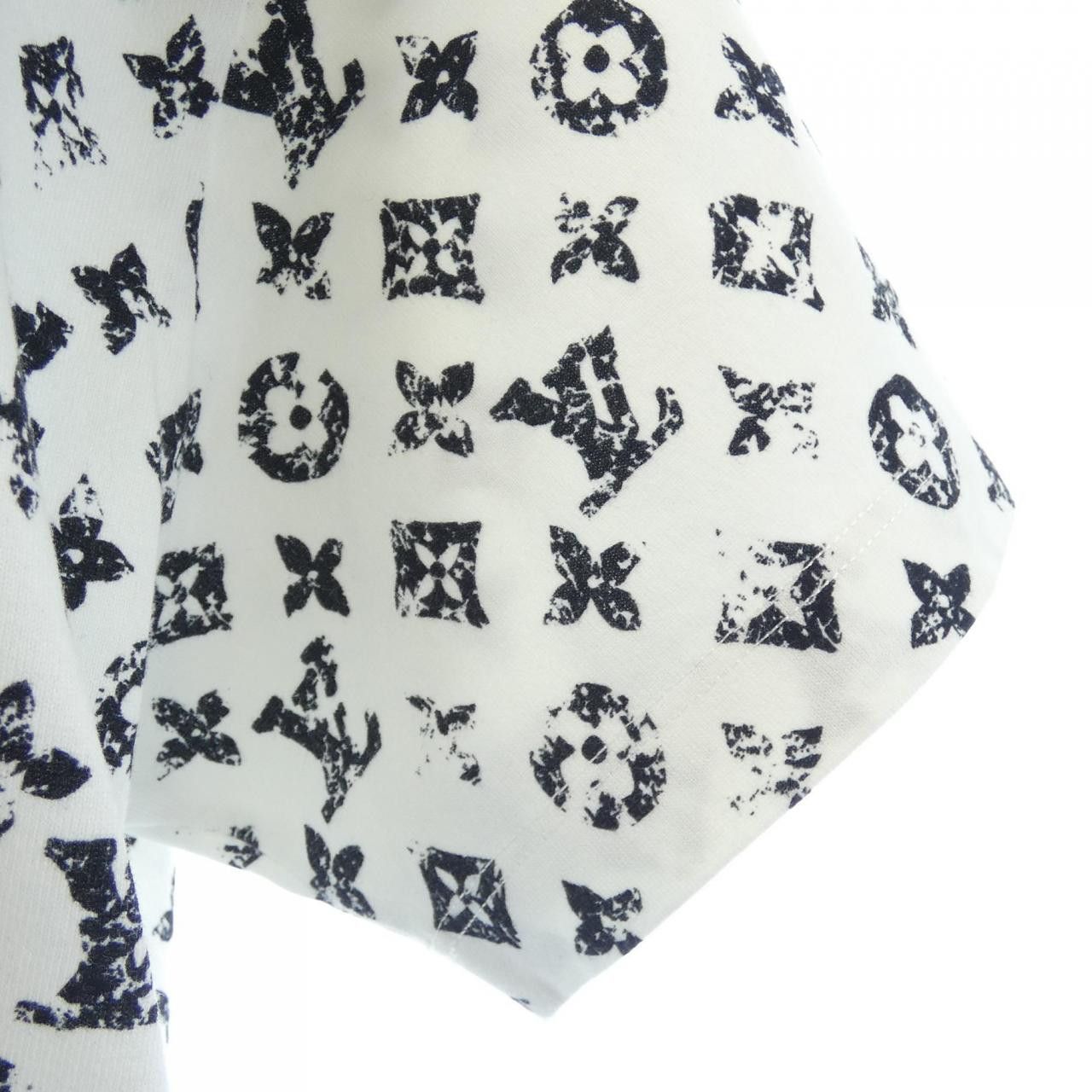 Louis Vuitton Louis Vuitton Louis Vuitton Graphic Monogram Cotton T Shirt Textile T-Shirts FTTS47XAW DUTY FREE for USA Size ONE SIZE - 6 Thumbnail
