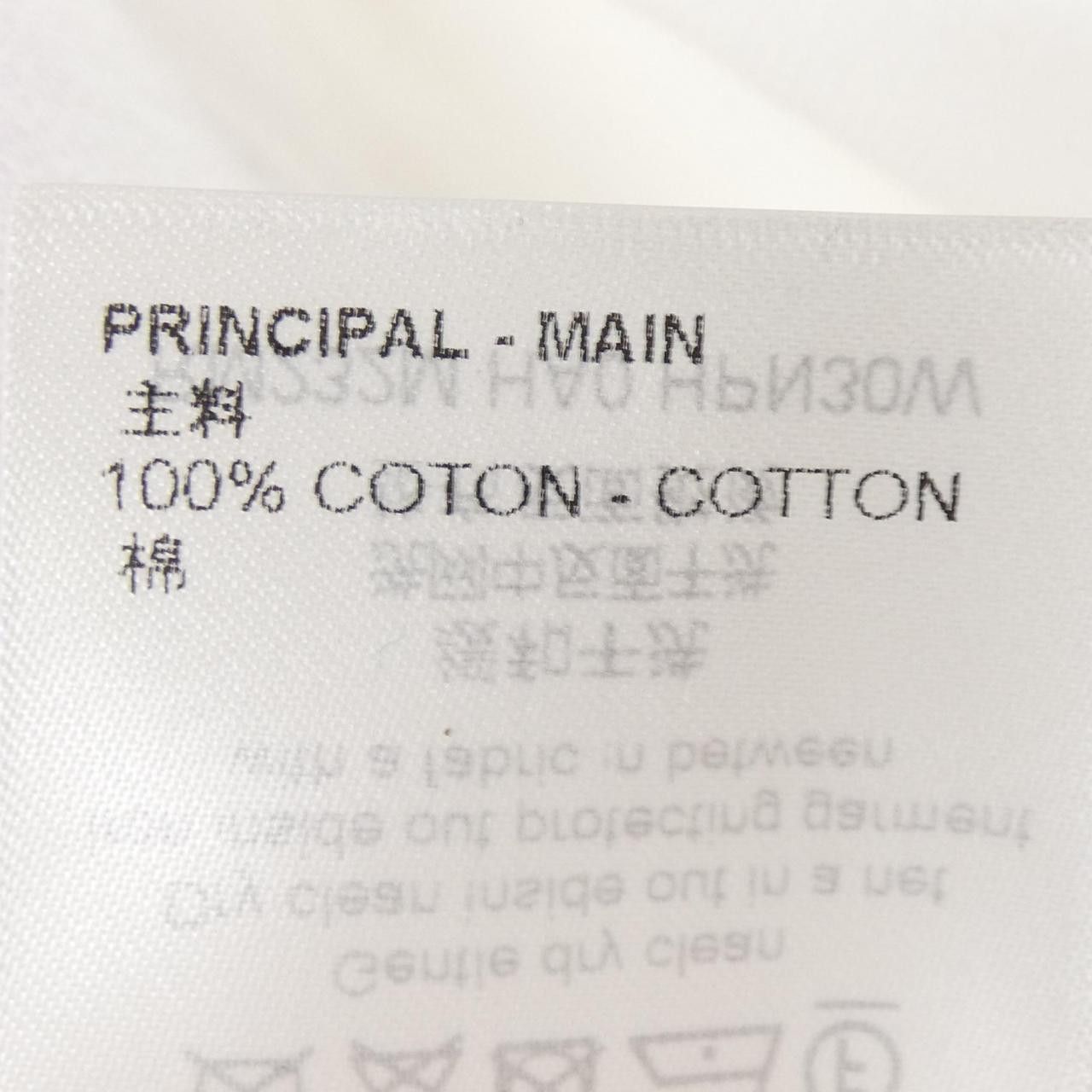 Louis Vuitton Louis Vuitton Louis Vuitton Cotton Short Sleeve Crew Neck Knit Textile Tops HPN30WHA0 DUTY FREE for USA Size ONE SIZE - 3 Thumbnail
