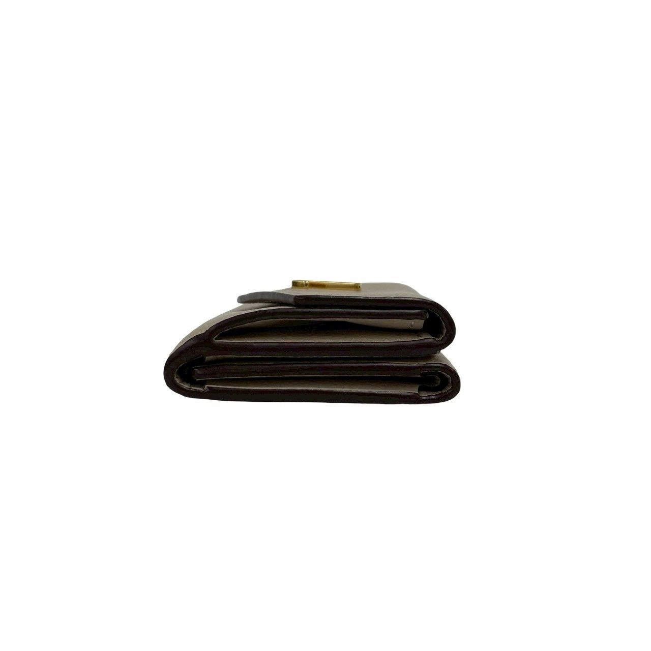 Louis Vuitton Louis Vuitton Louis Vuitton Portefeuille Lock Mini Wallet Leather Short Wallet DUTY FREE for USA Size ONE SIZE - 6 Thumbnail