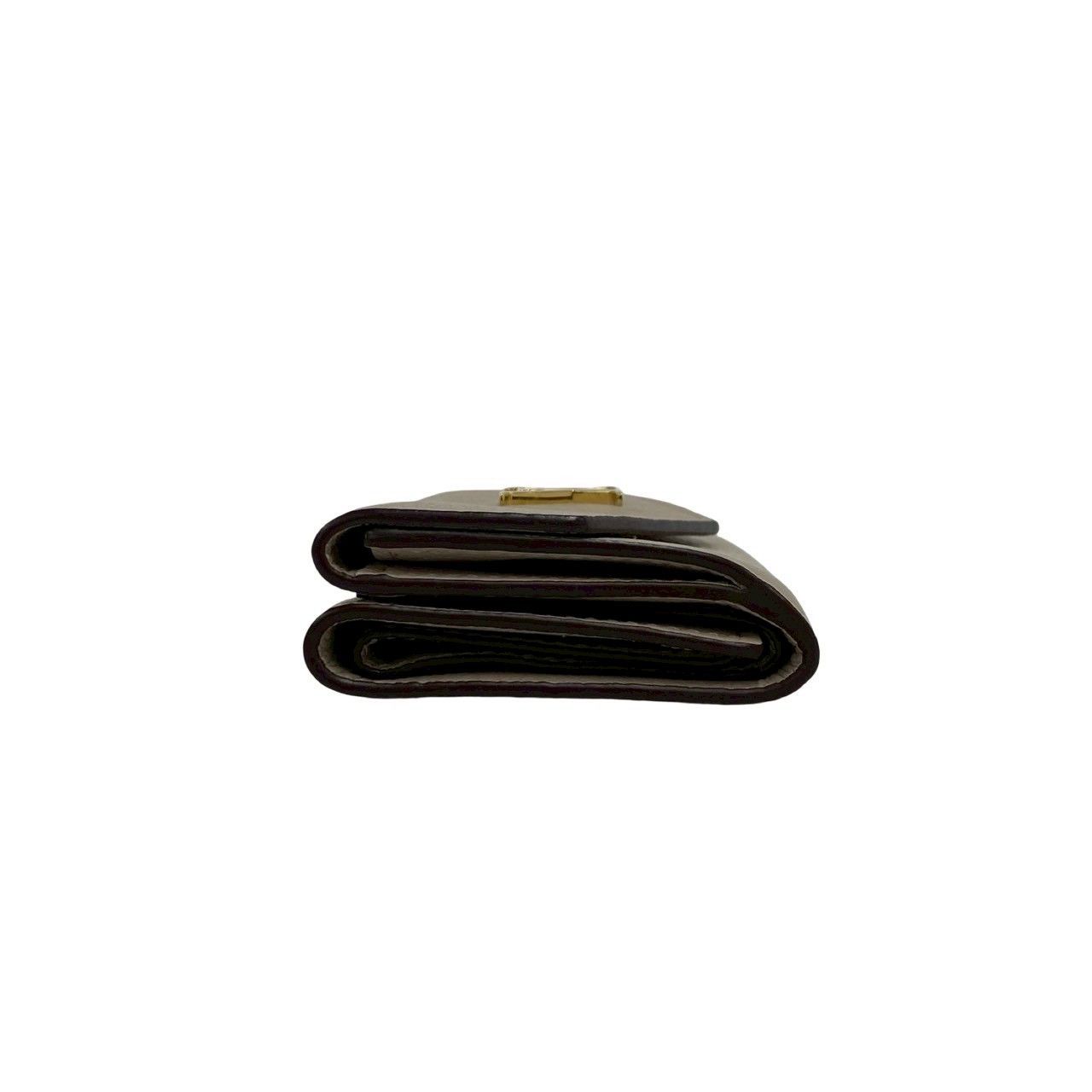 Louis Vuitton Louis Vuitton Louis Vuitton Portefeuille Lock Mini Wallet Leather Short Wallet DUTY FREE for USA Size ONE SIZE - 5 Thumbnail