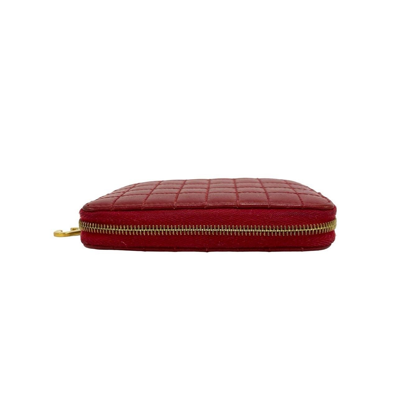 Celine Celine Celine Quilted Leather Wallet Leather Coin Case DUTY FREE for USA Size ONE SIZE - 4 Thumbnail