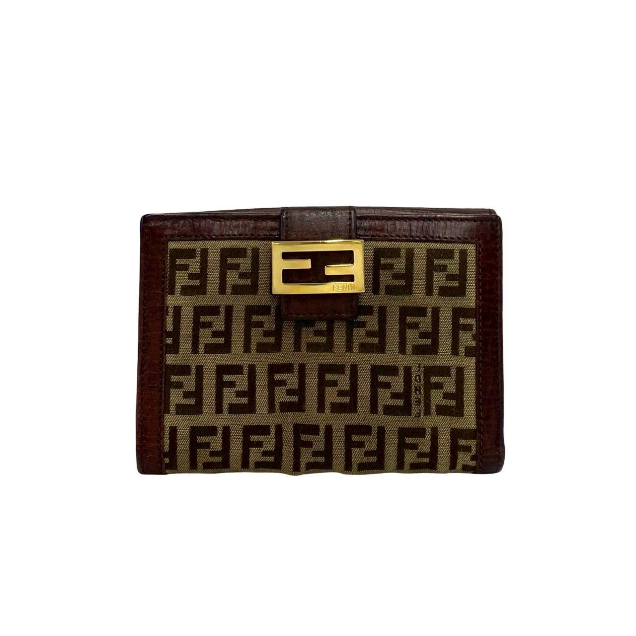 Fendi Fendi Fendi Zucchino Canvas Leather Wallet Textile Short Wallet DUTY FREE for USA Size ONE SIZE - 2 Thumbnail